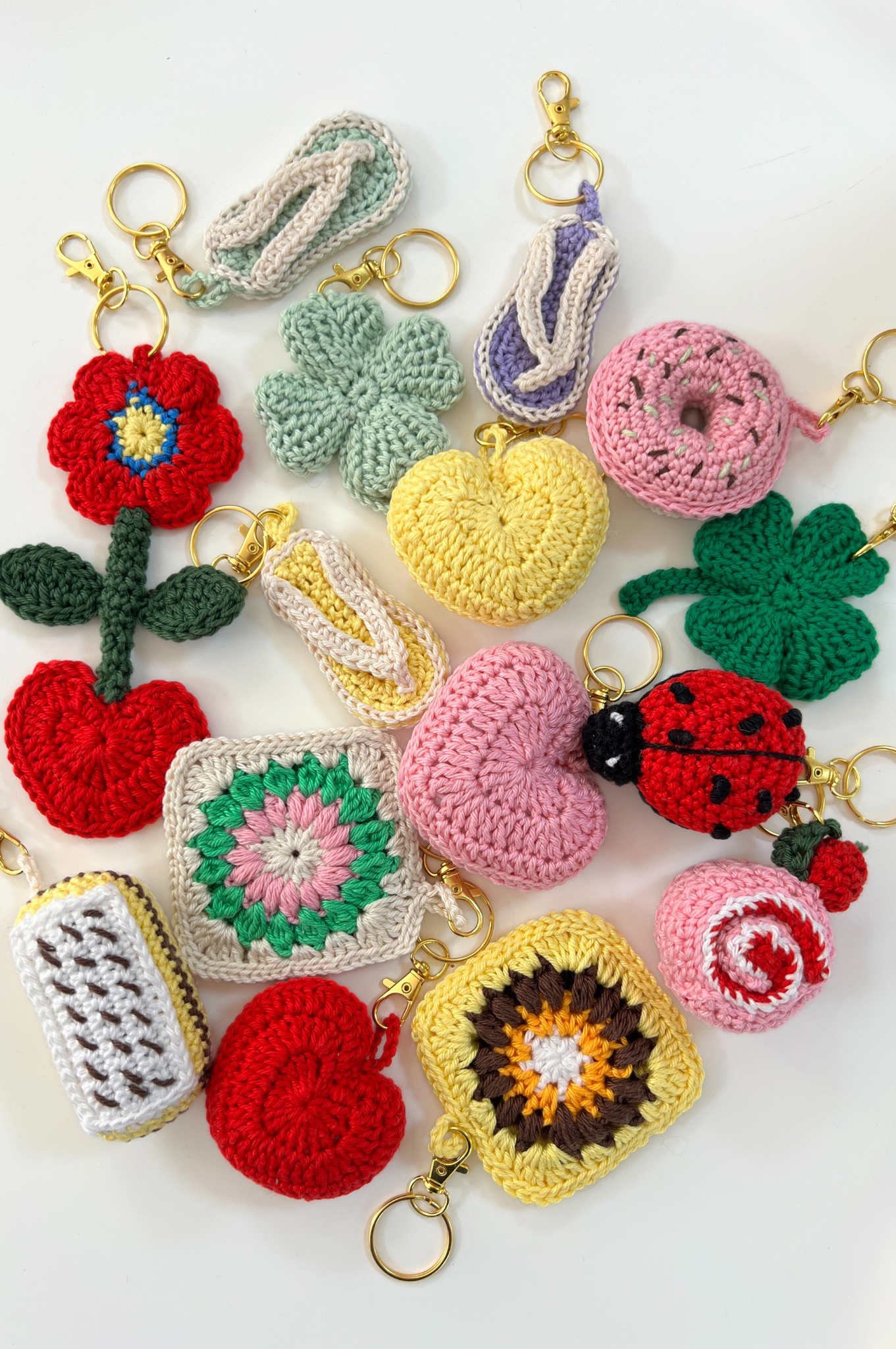 Granny Square - Bag Charms