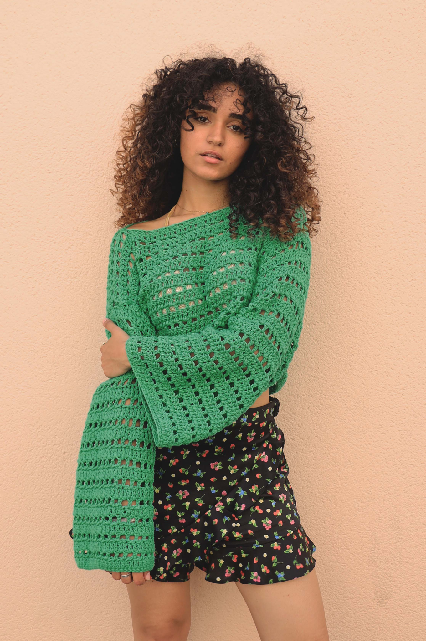 Pull Brigitte vert