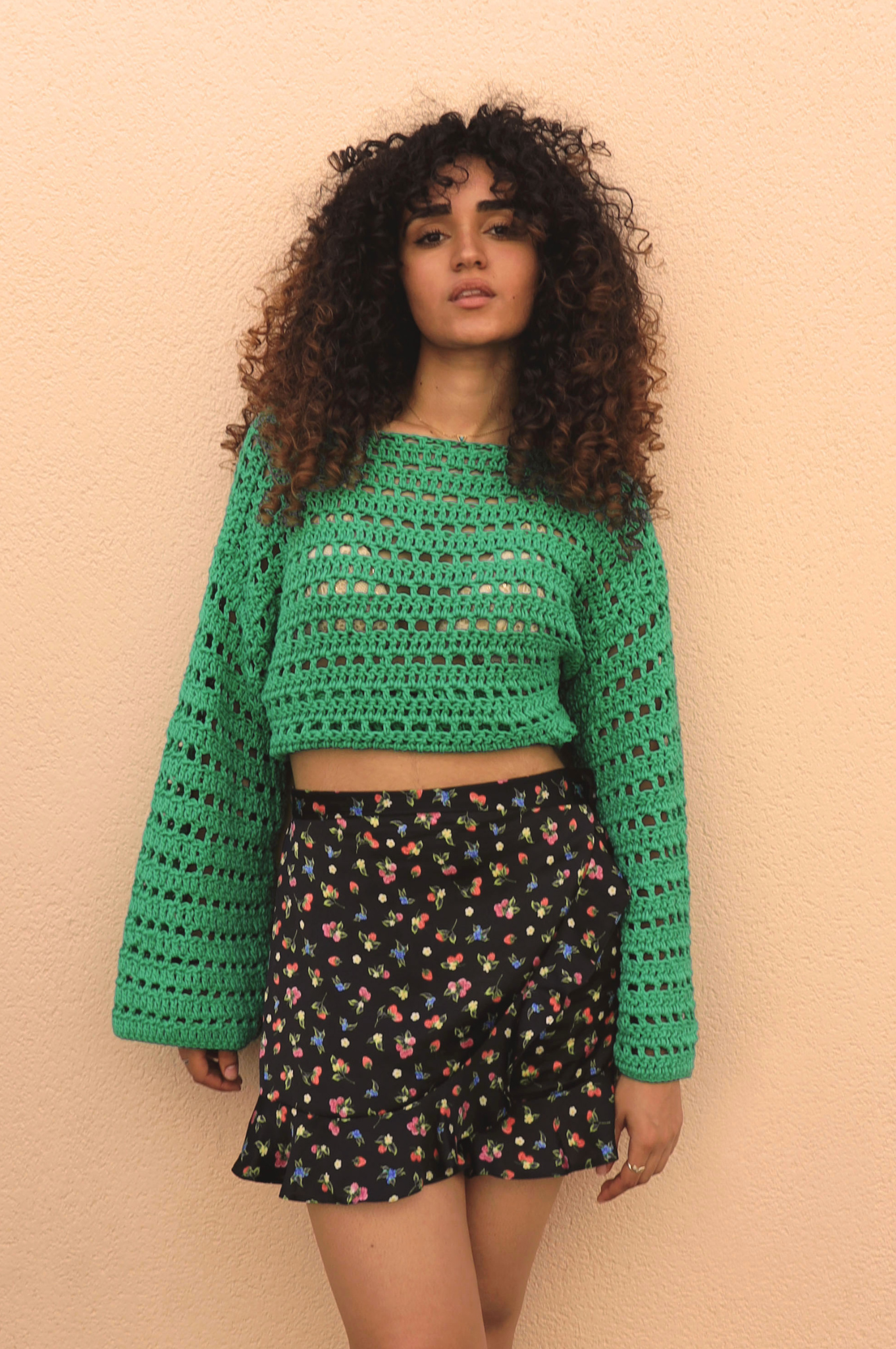 Pull Brigitte vert