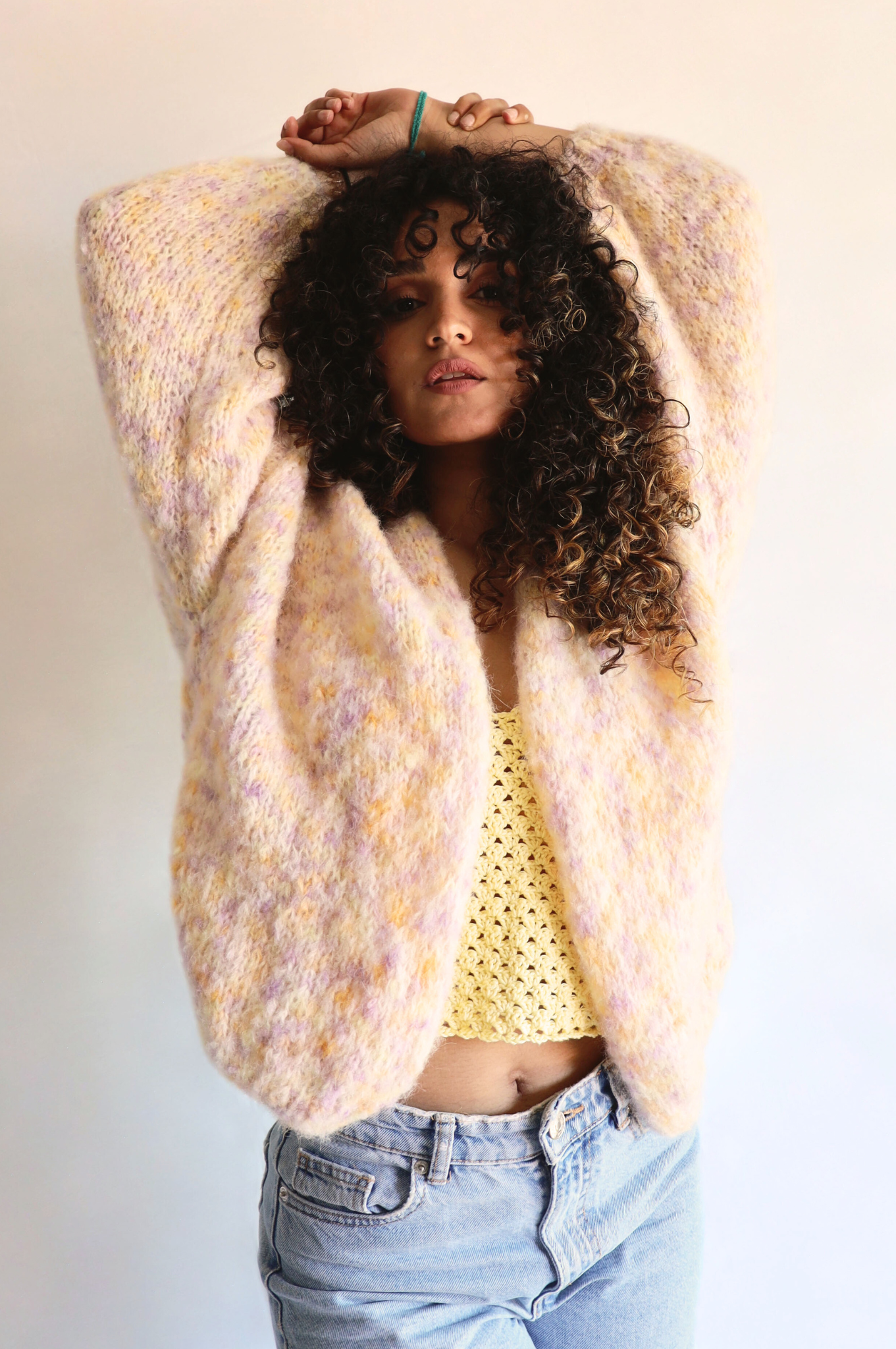 Gilet Anetta pastel en stock