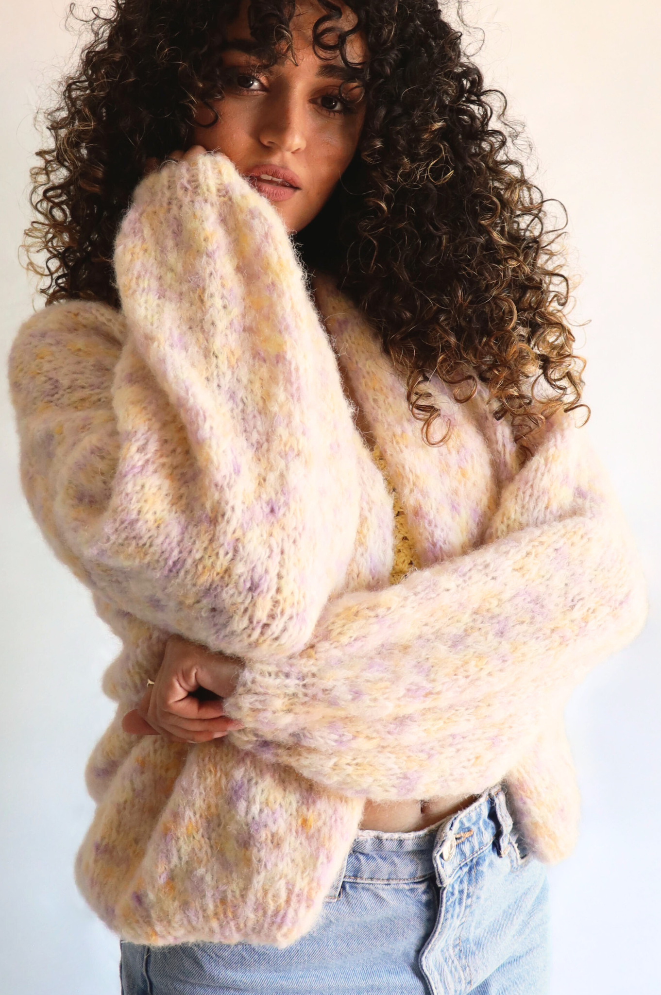 Gilet Anetta pastel en stock