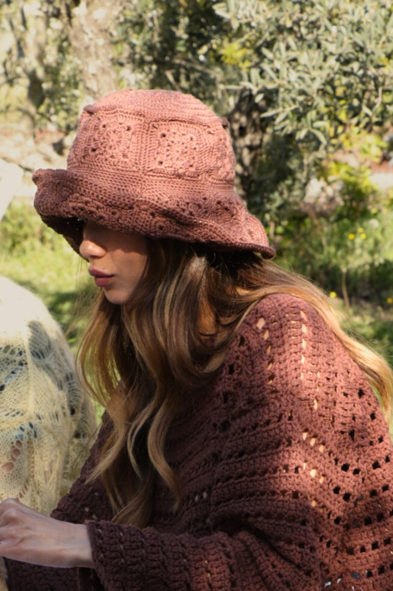 Chapeau Georgette marron