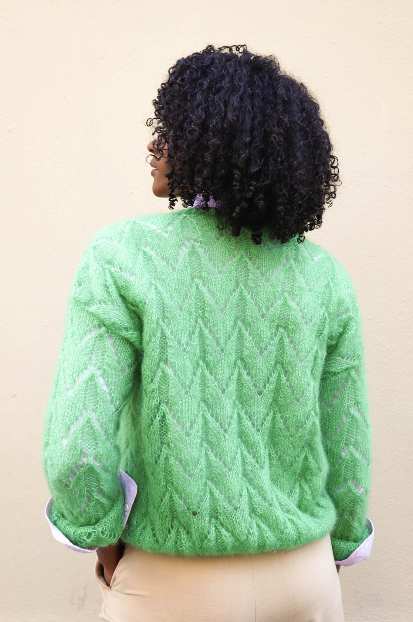 Gilet Claudine vert