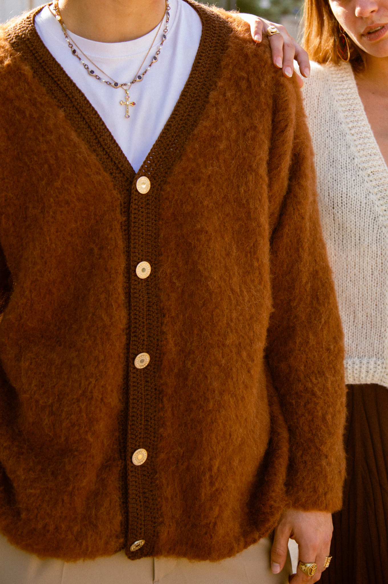 Cardigan Alphonse marron