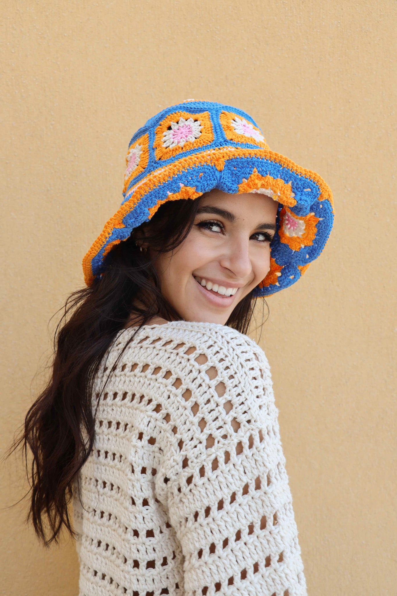Chapeau Georgette bleu