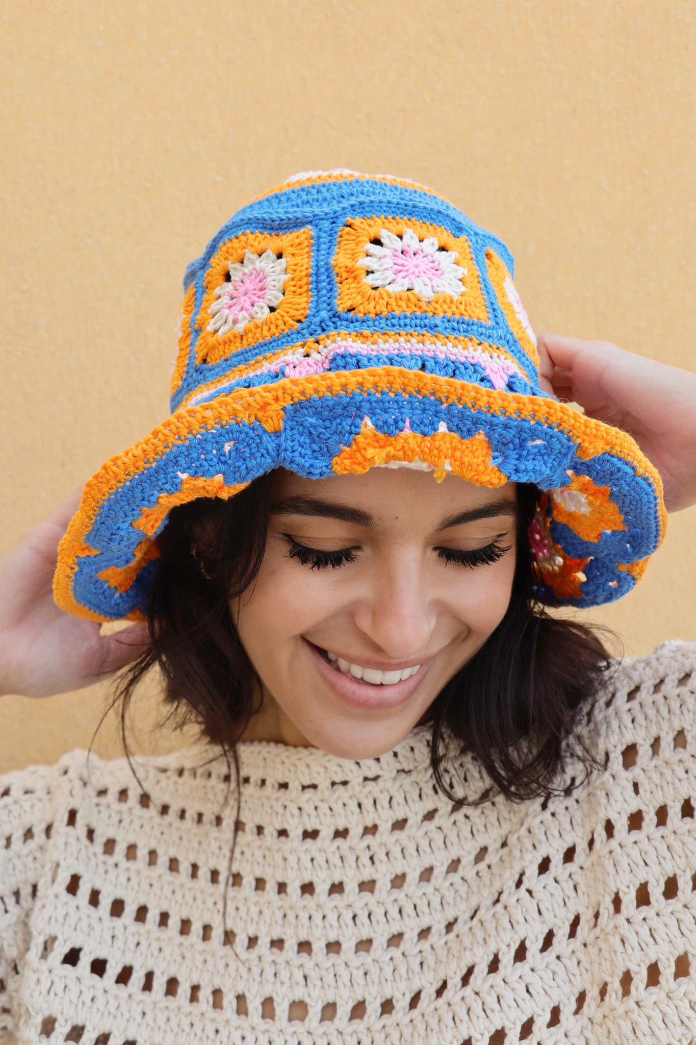 Chapeau Georgette bleu
