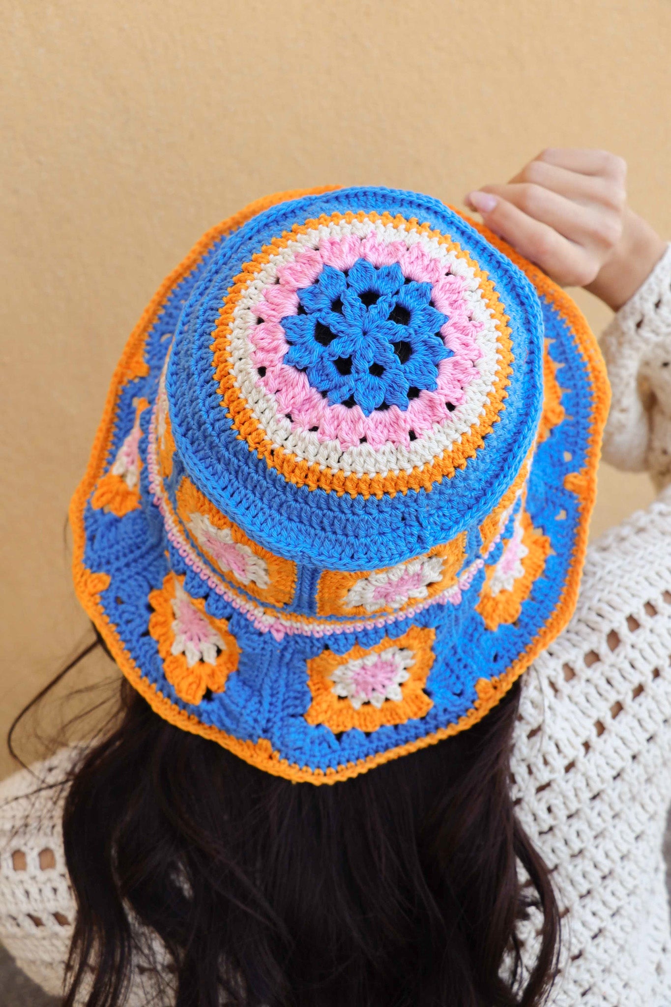 Chapeau Georgette bleu