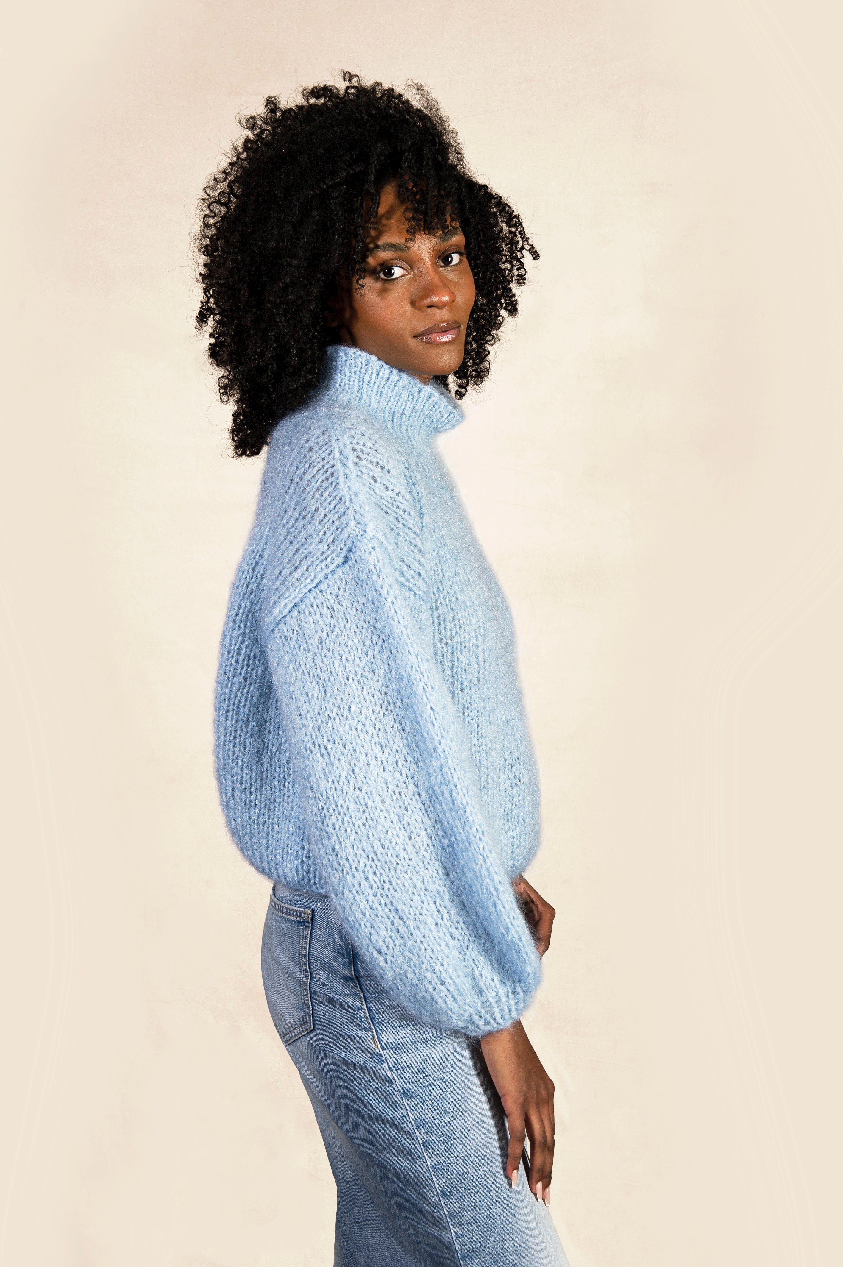 Pull Jeanne bleu en stock