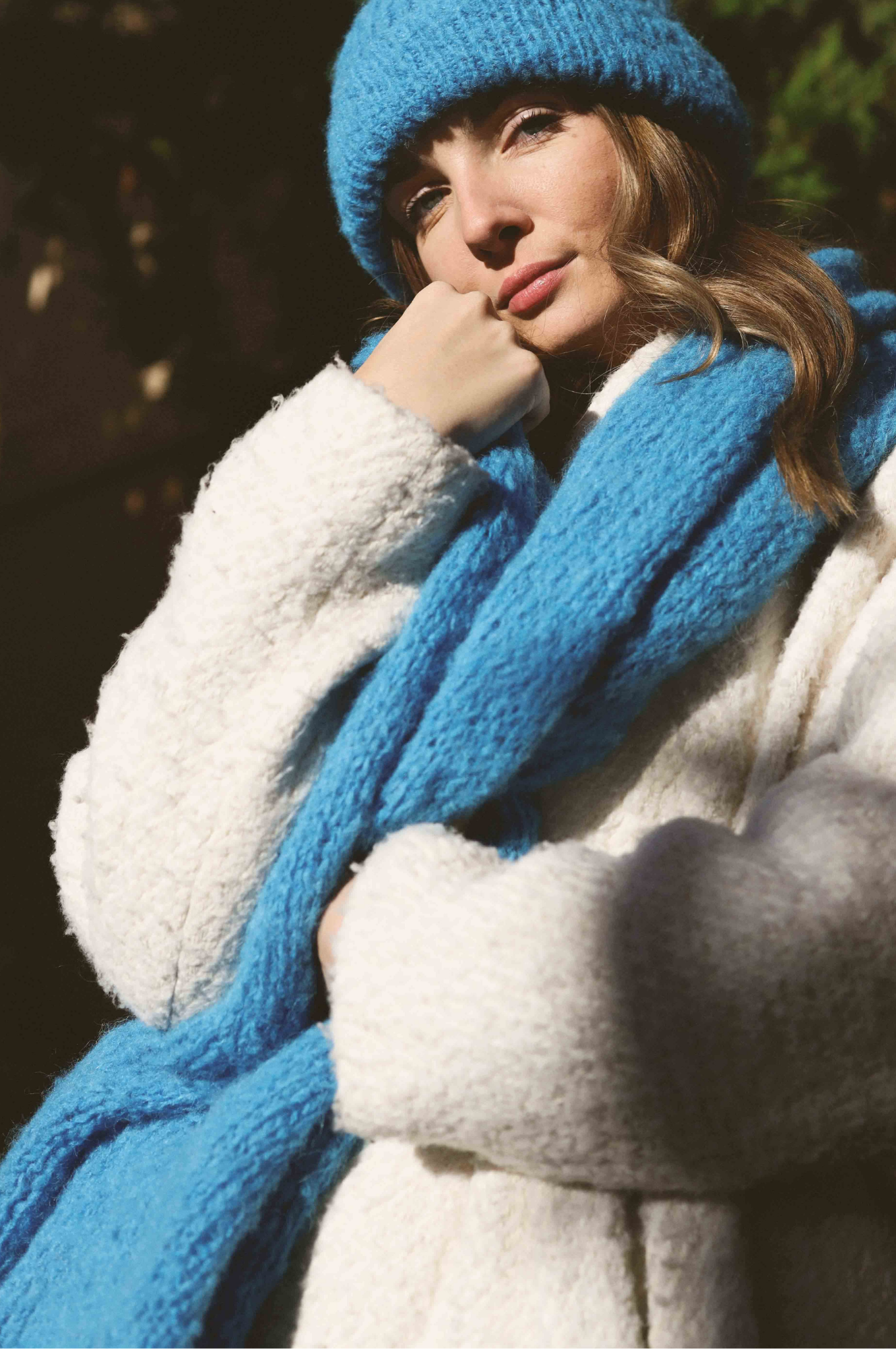 Écharpe Mado bleu