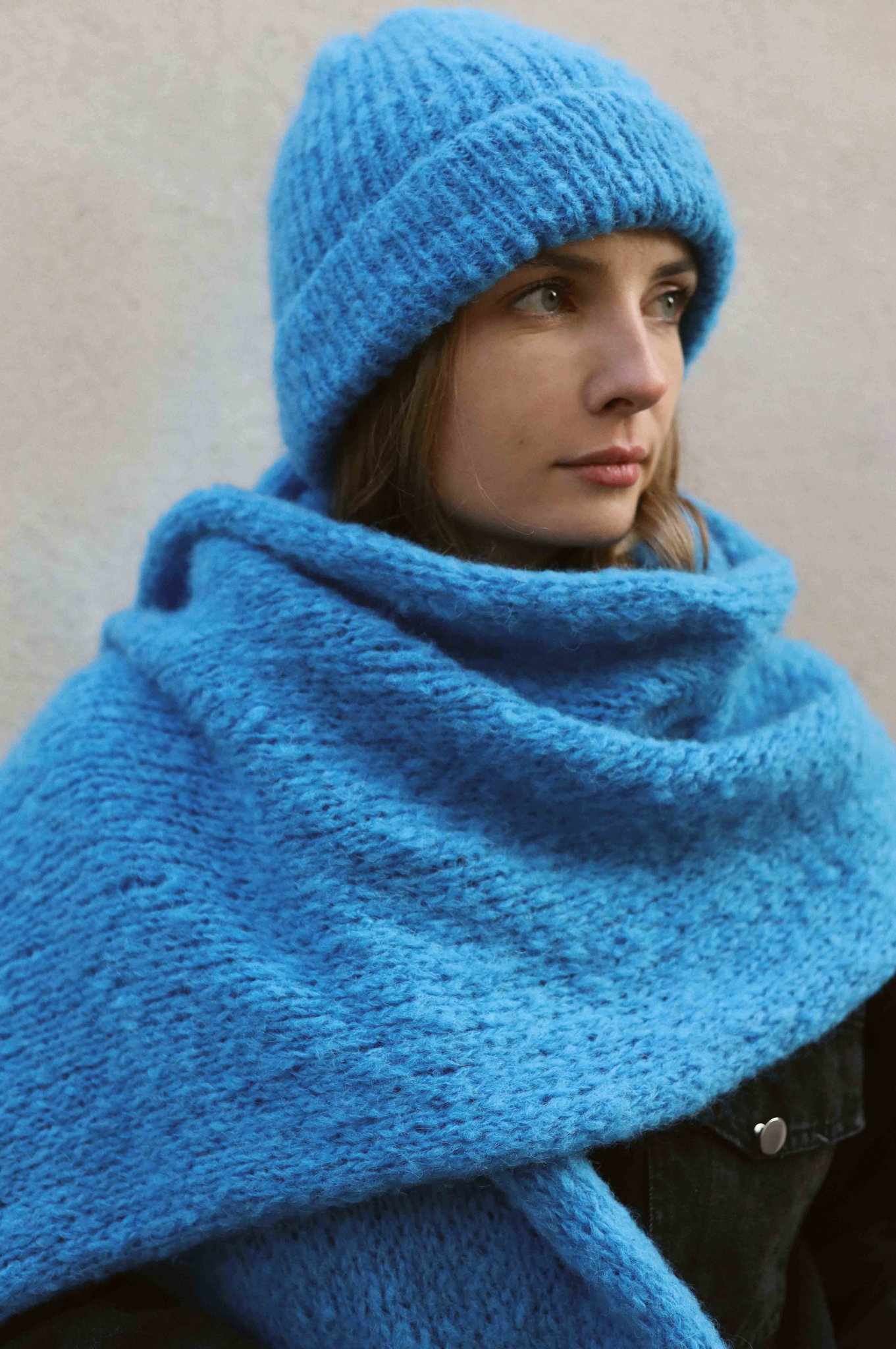 Écharpe Mado bleu