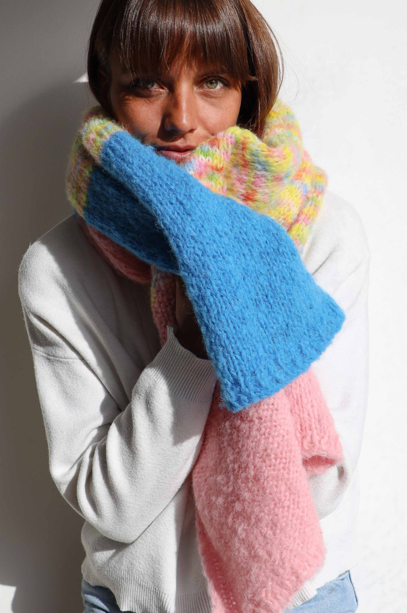 Echarpe Mado tricolore