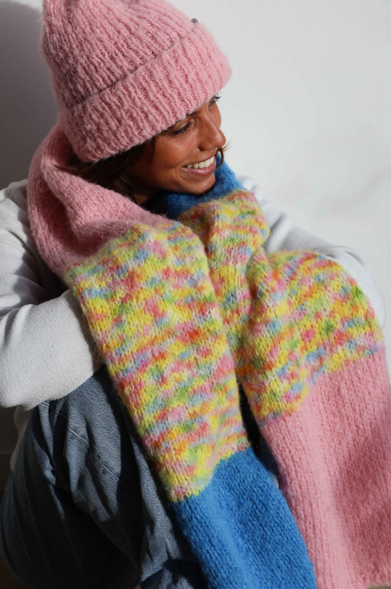 Echarpe Mado tricolore