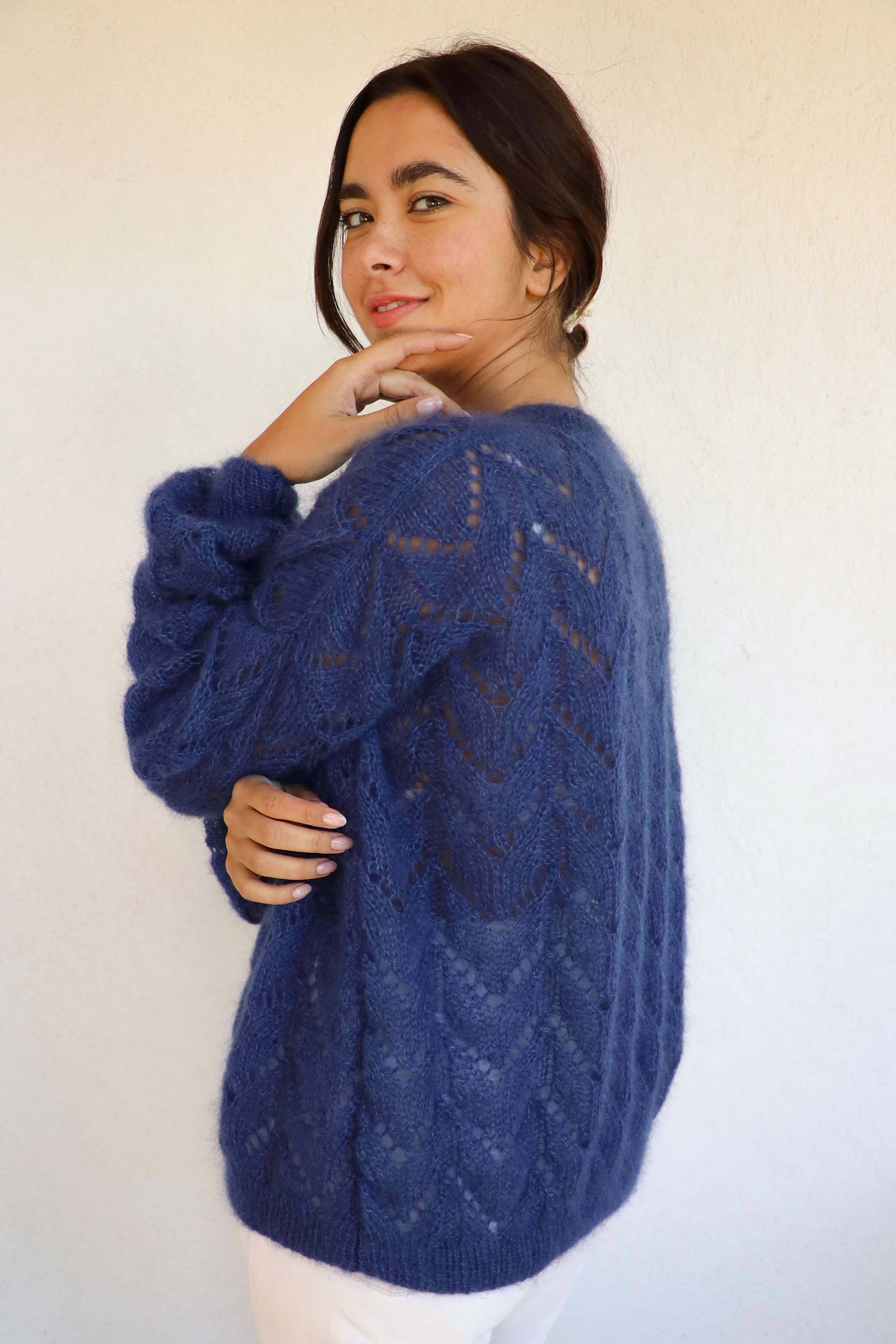 Gilet Claudine bleu marine