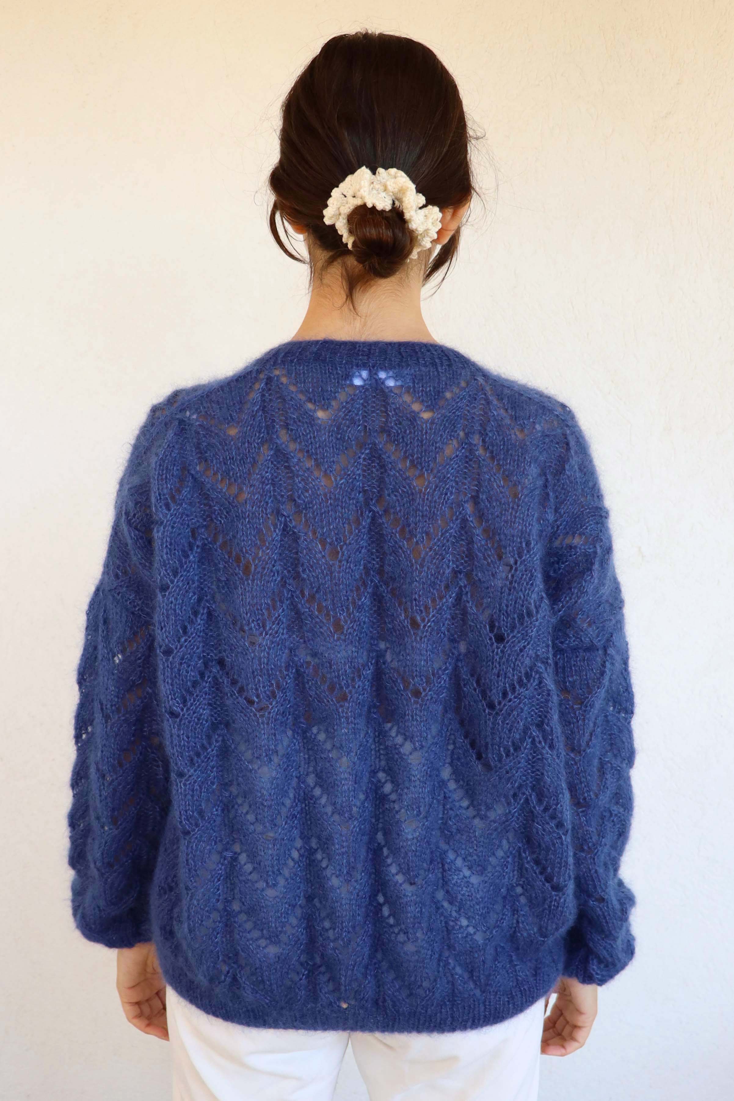 Gilet Claudine bleu marine