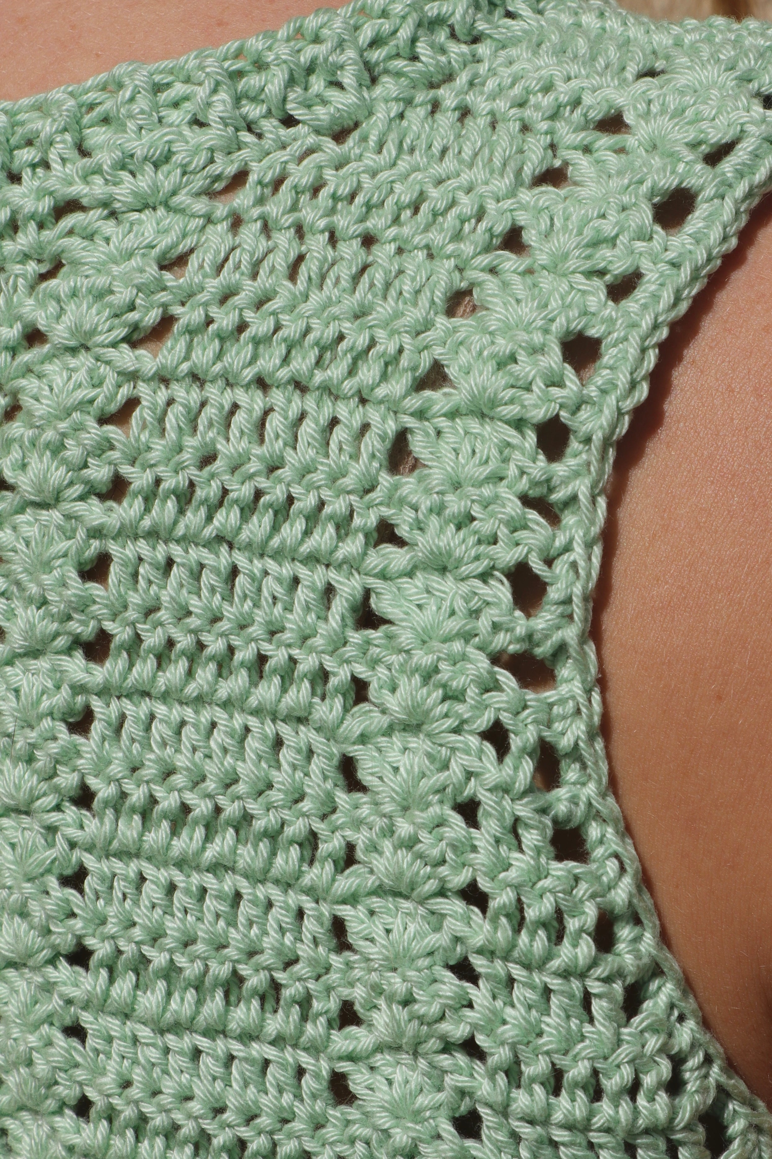 Top Edmée vert pastel