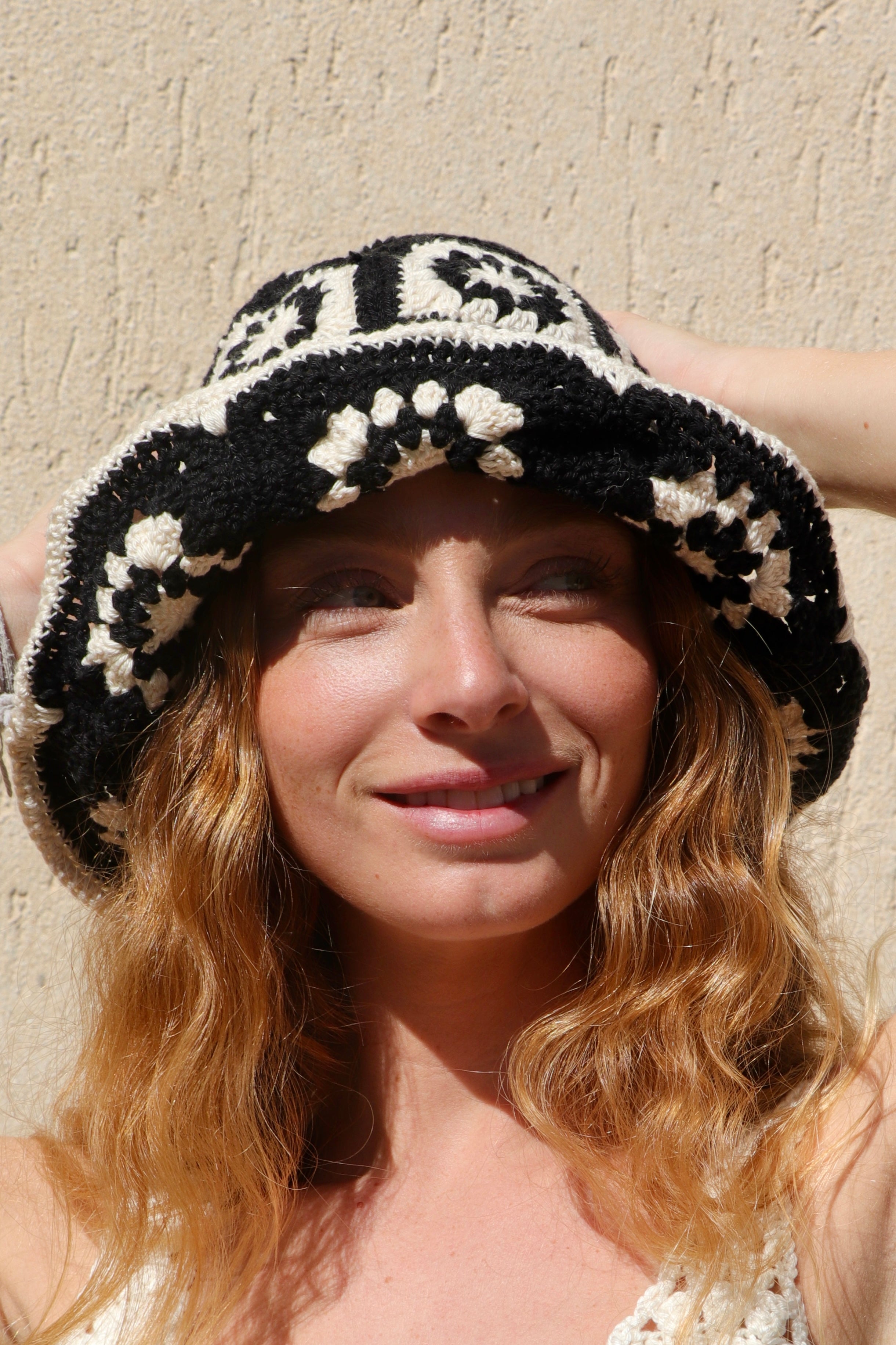 Chapeau Georgette Noir blanc