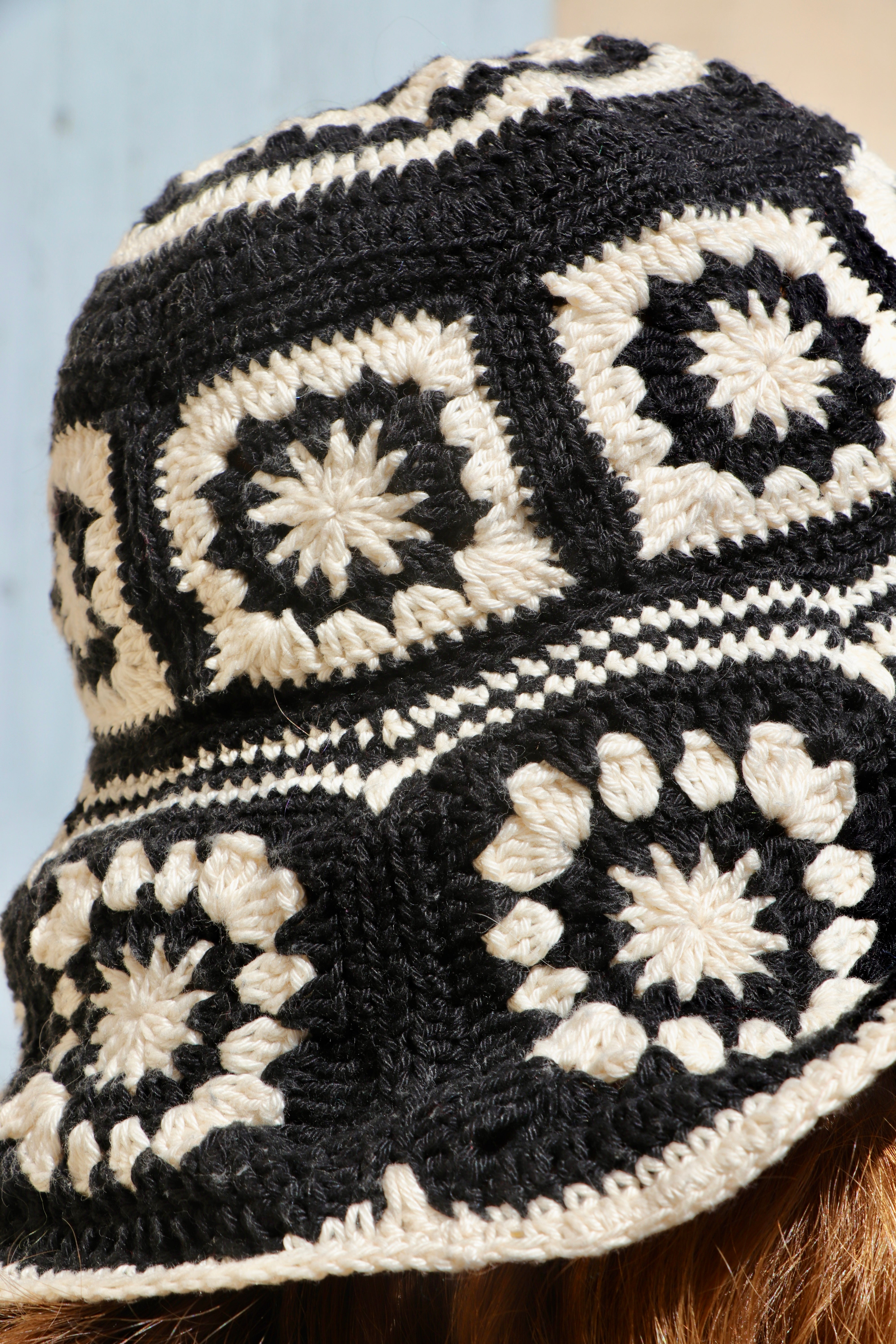 Chapeau Georgette Noir blanc