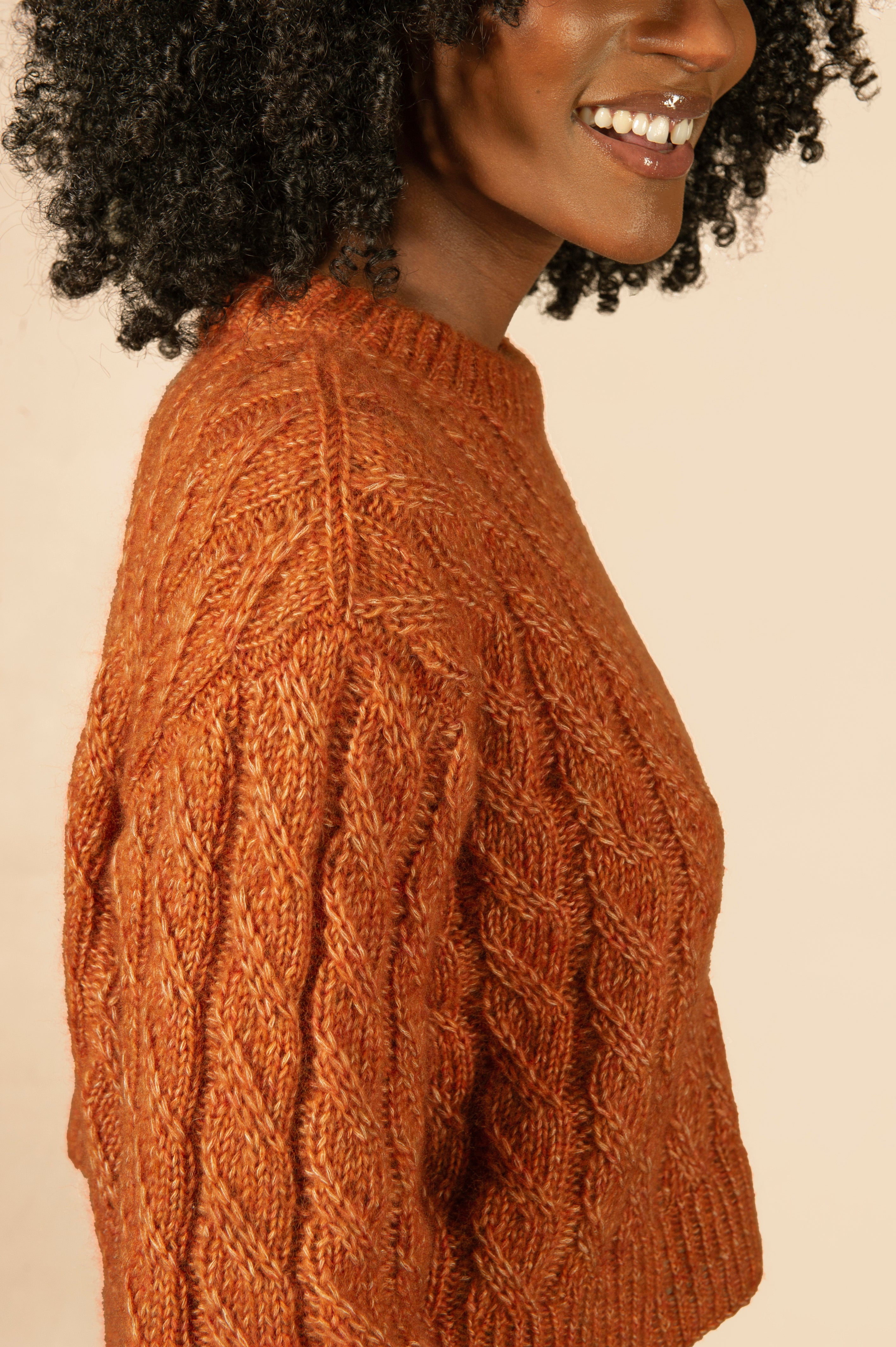 Pull Martine marron en stock