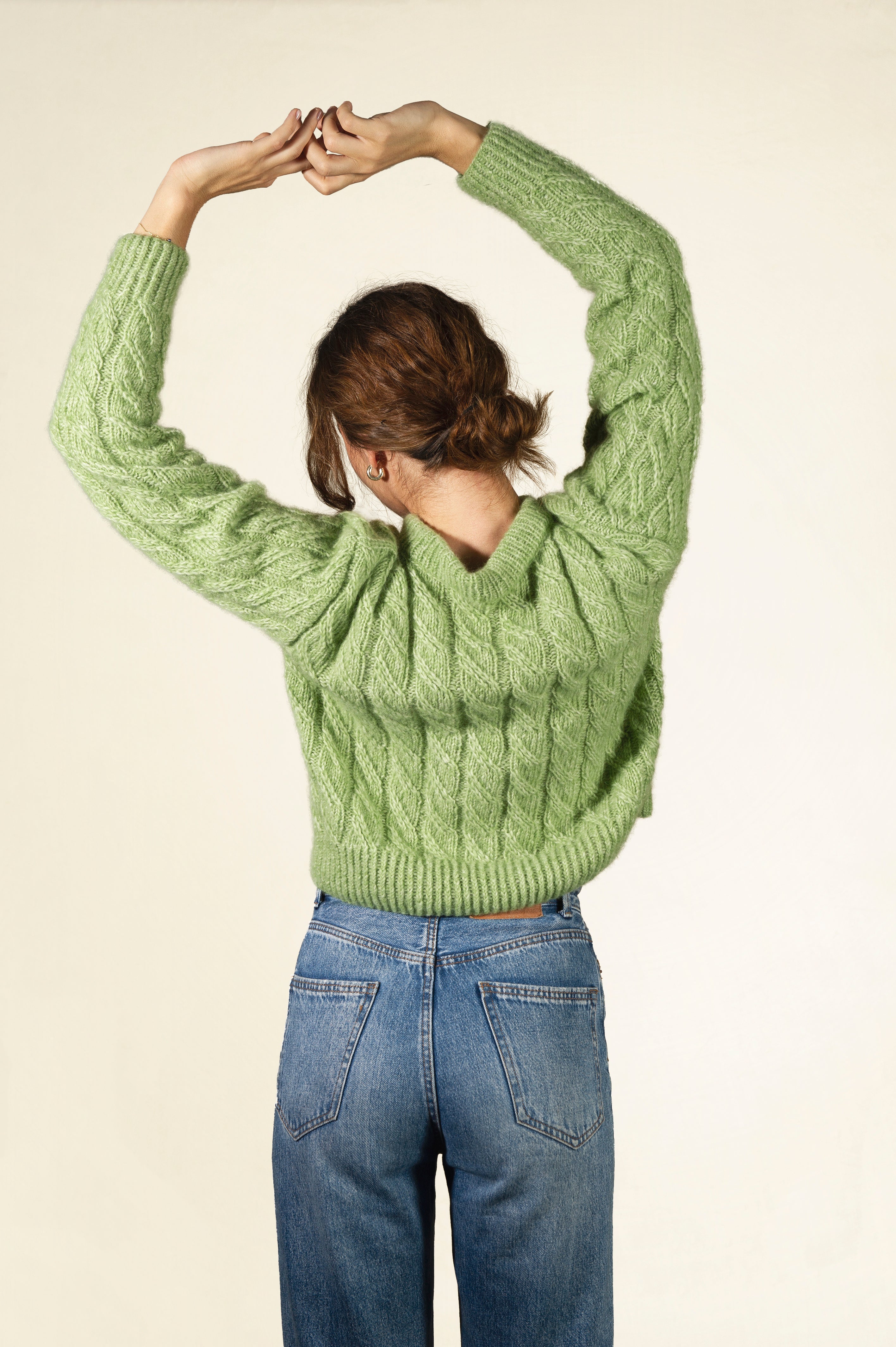 Pull Martine vert en stock