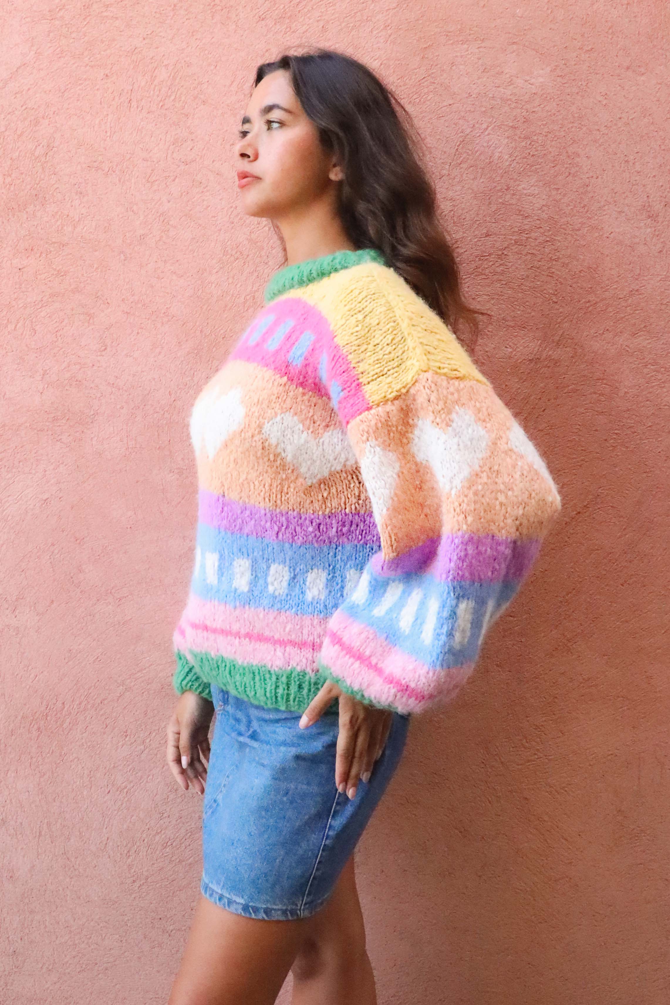 Pull Madeleine multicolore
