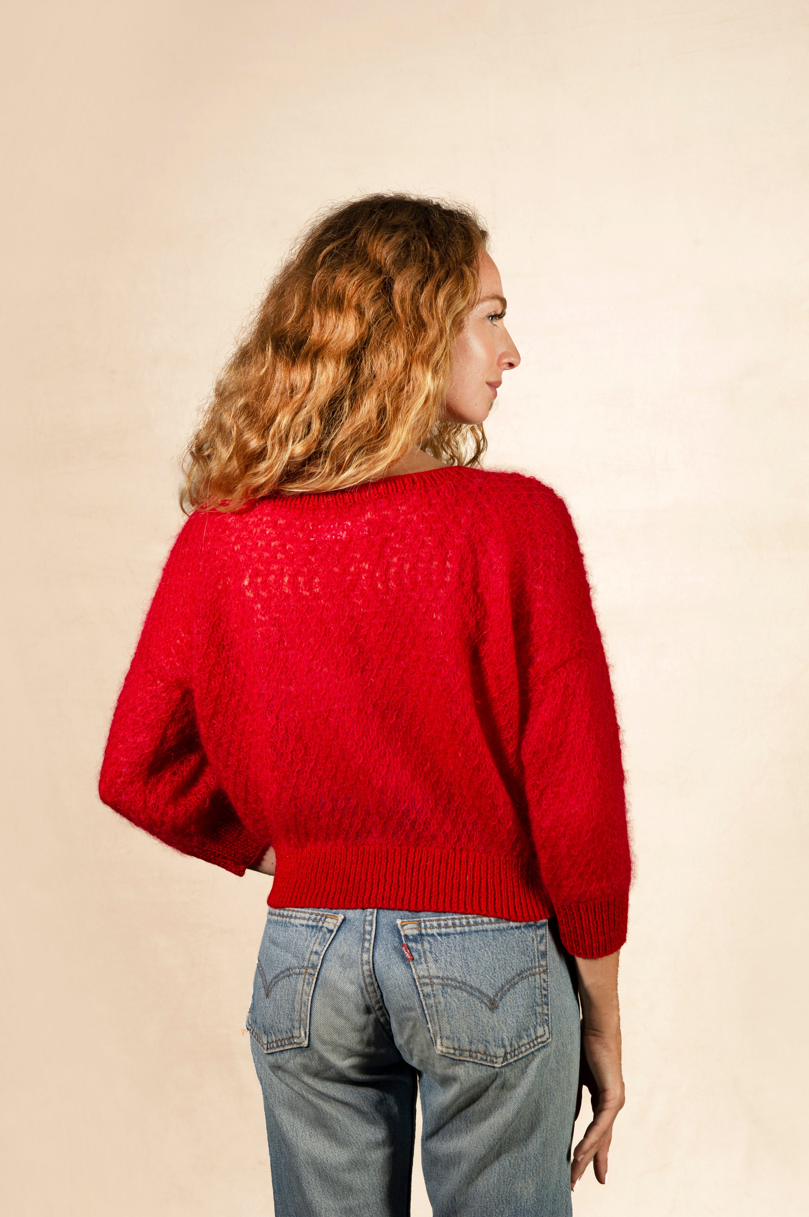 Pull Odette rouge en stock
