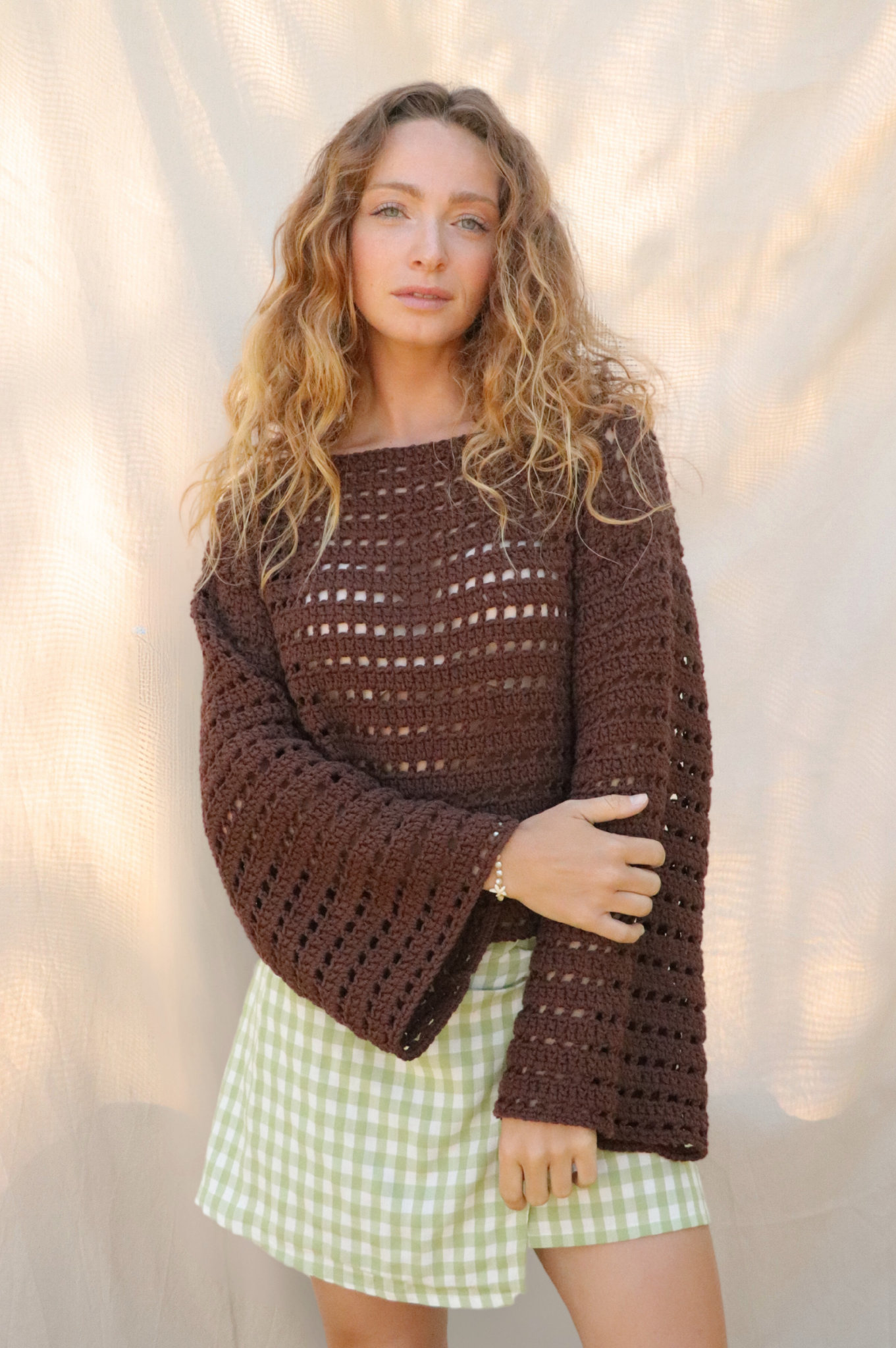 Pull Brigitte marron