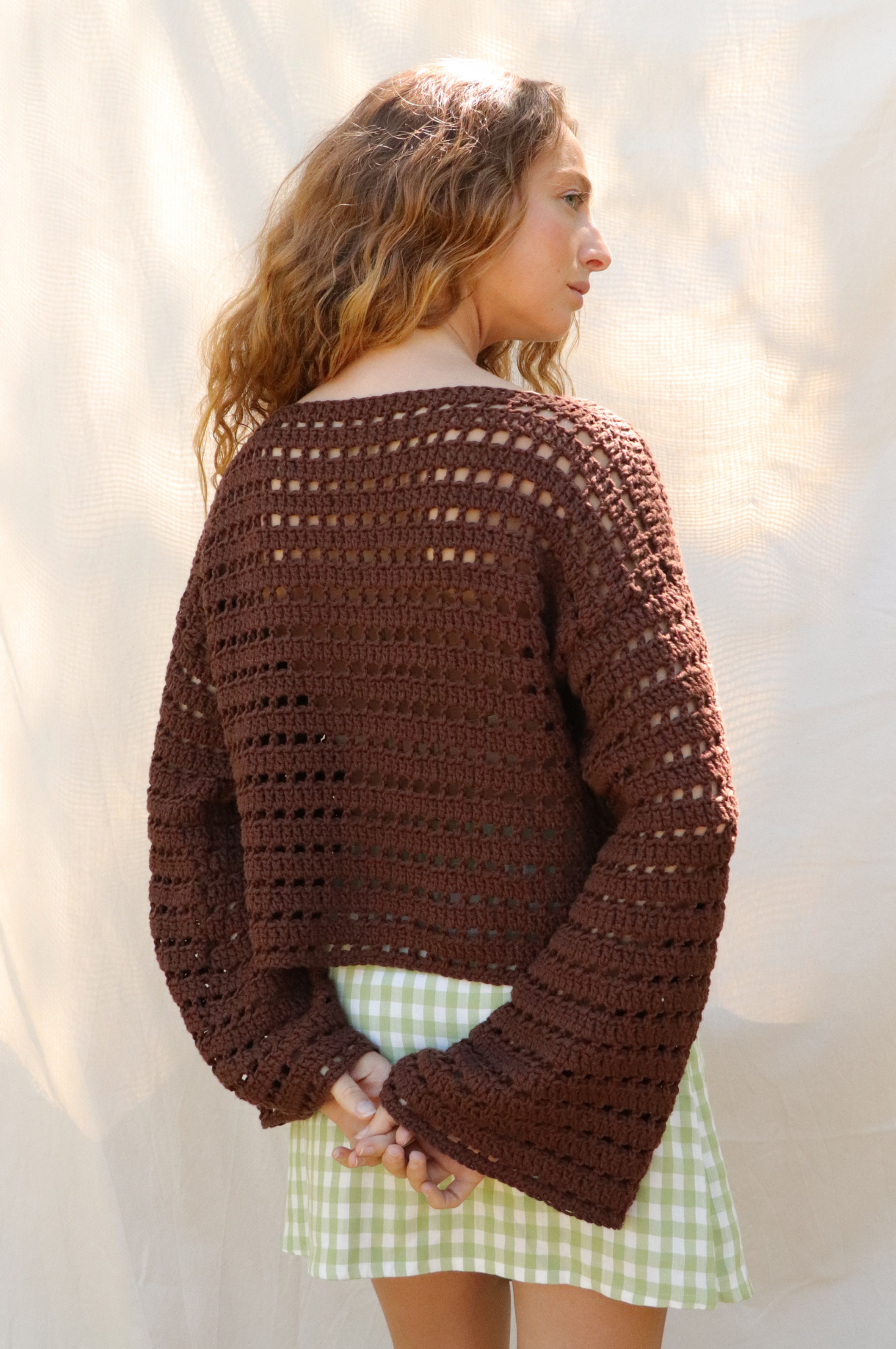 Pull Brigitte marron