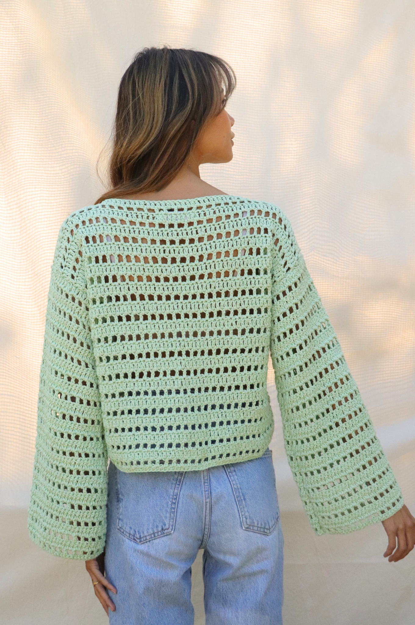 Pull Brigitte menthe