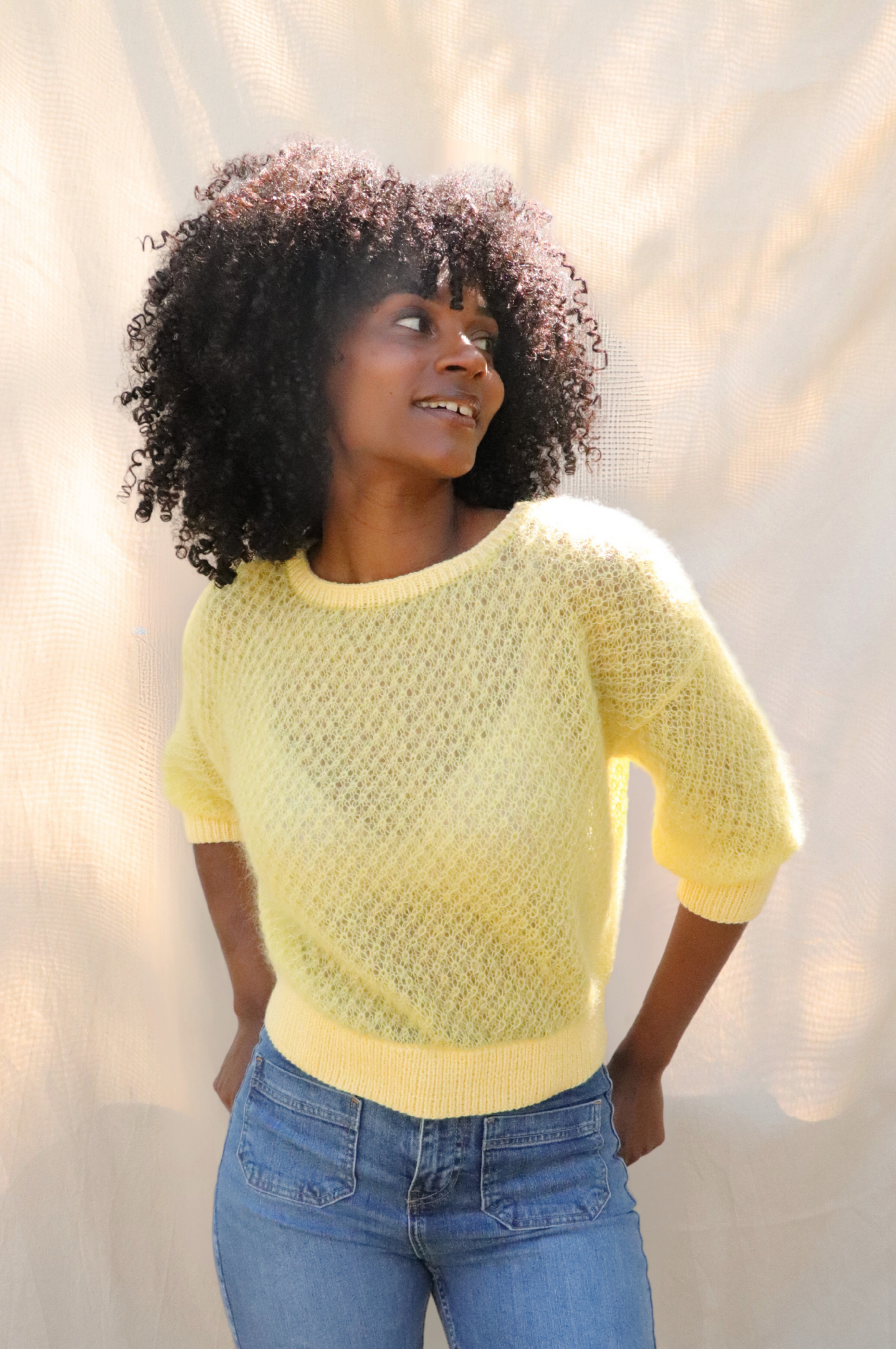Pull Odette jaune