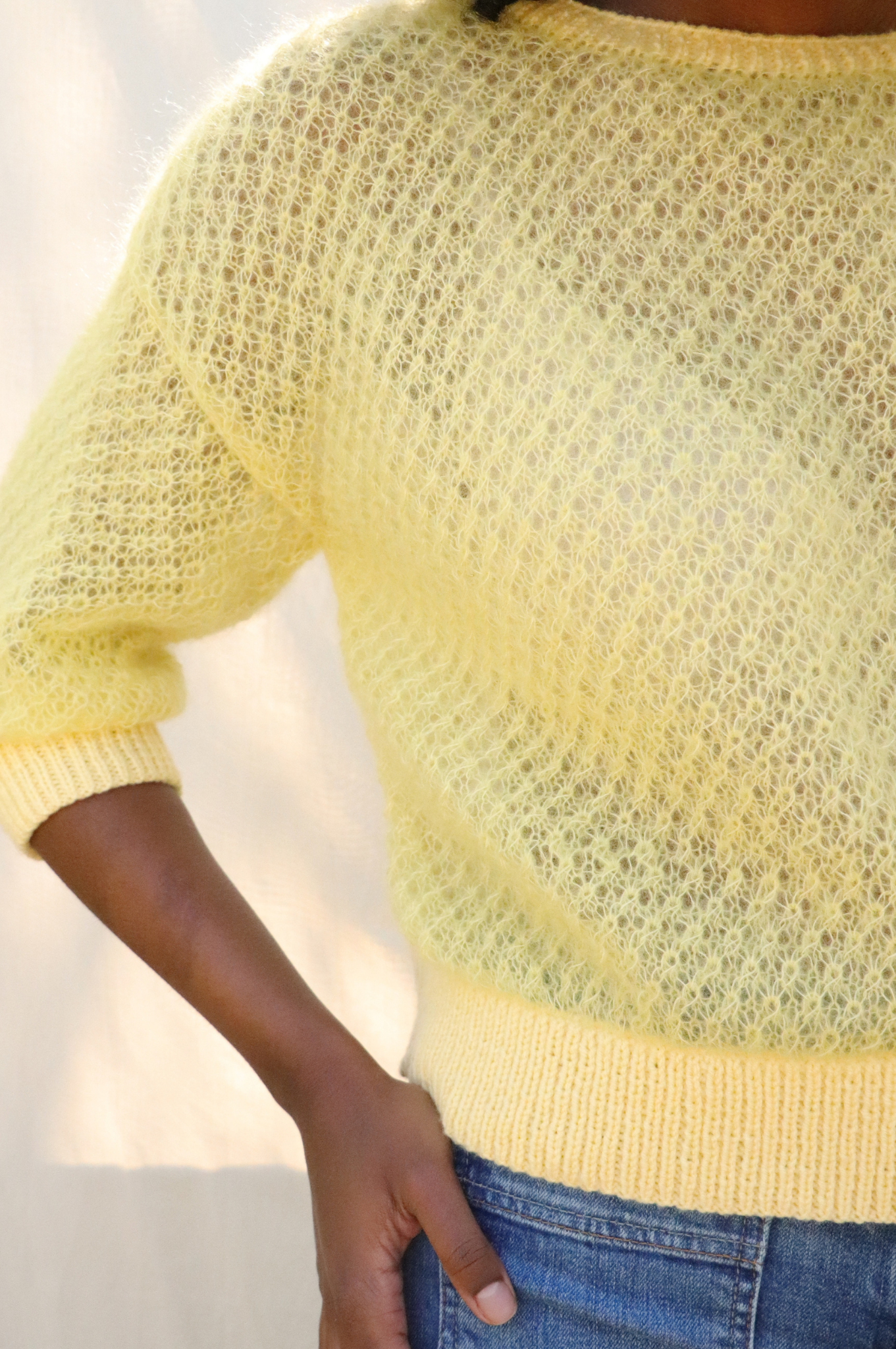 Pull Odette jaune