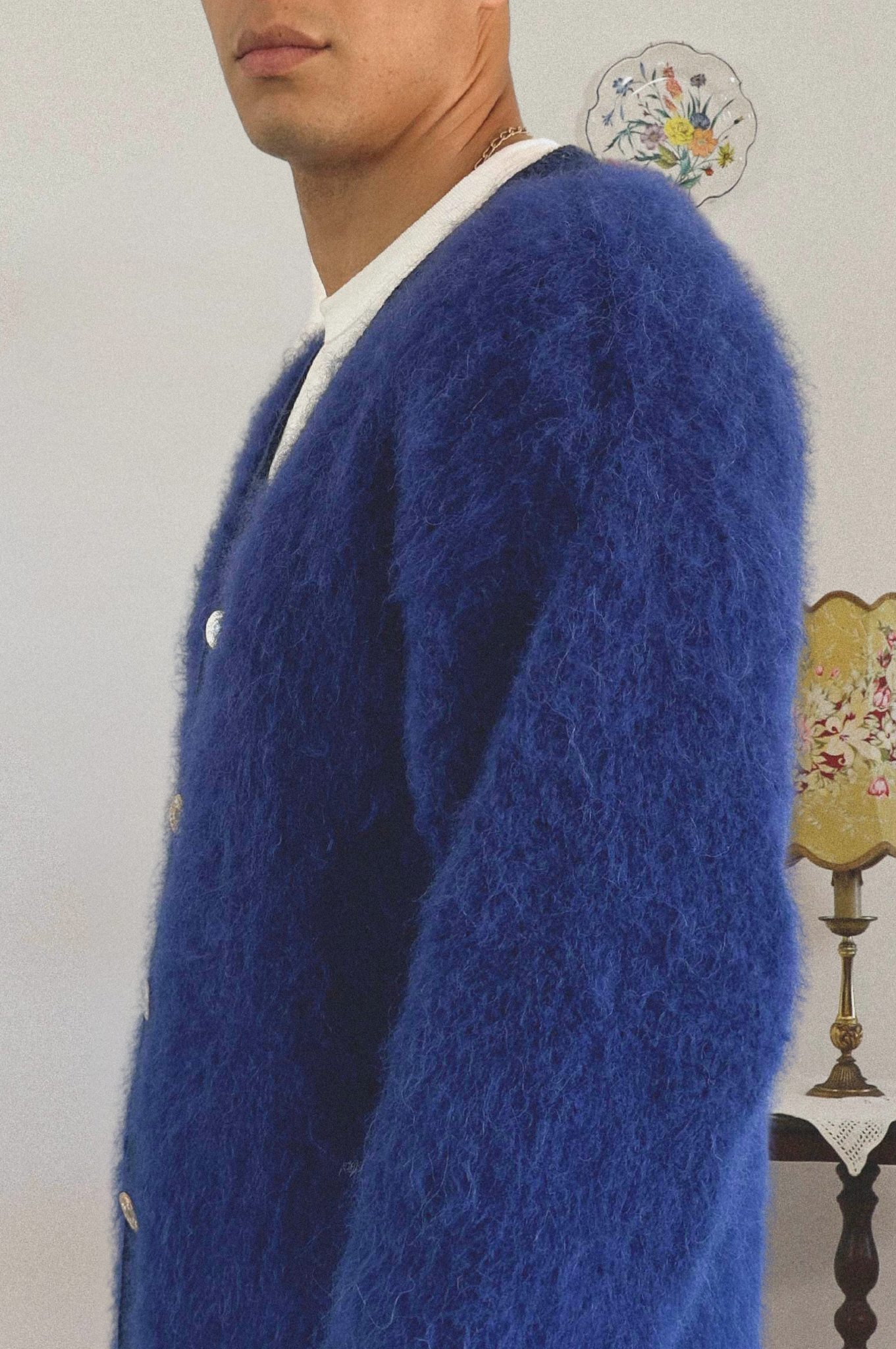 Cardigan Alphonse bleu