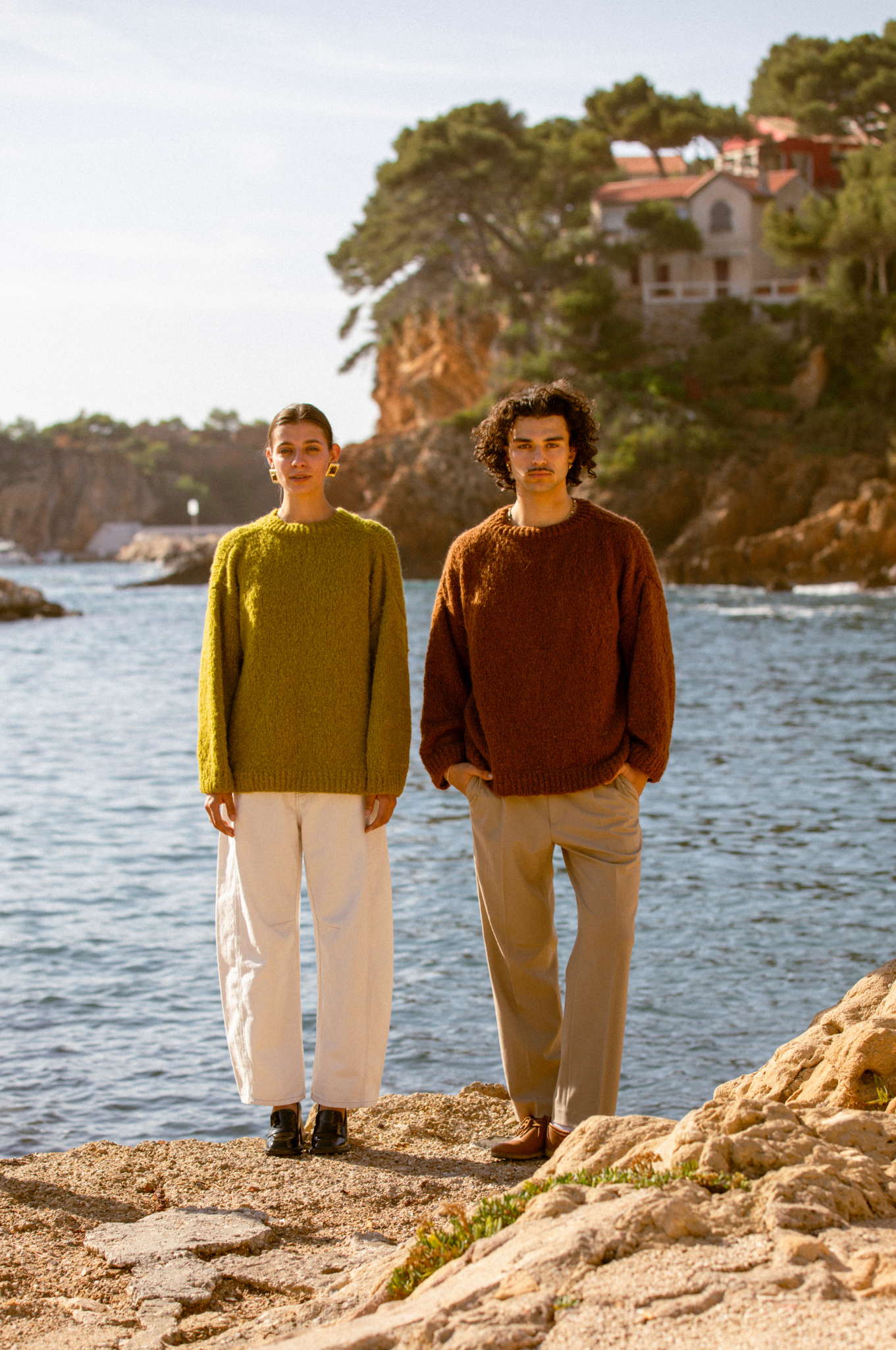 Pull Jacques unisexe marron