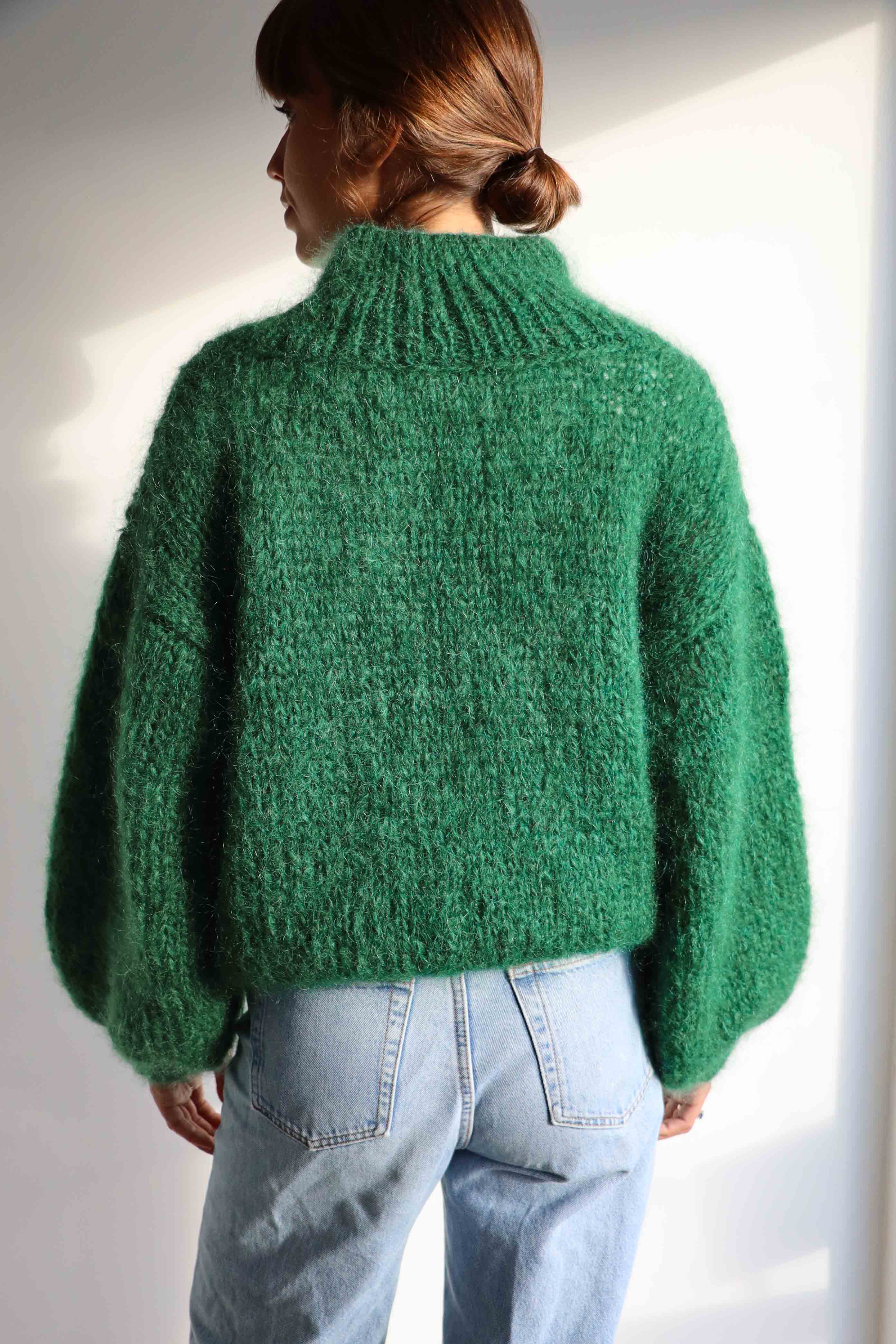 Pull Jeanne vert
