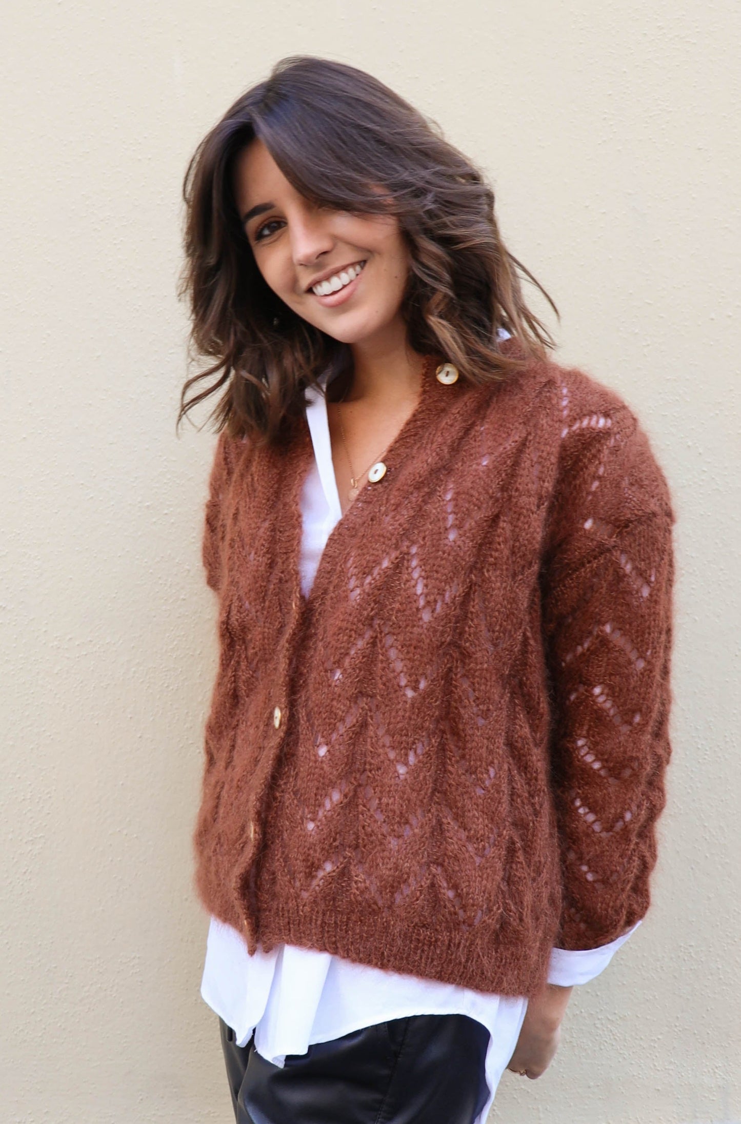 Gilet Claudine - marron