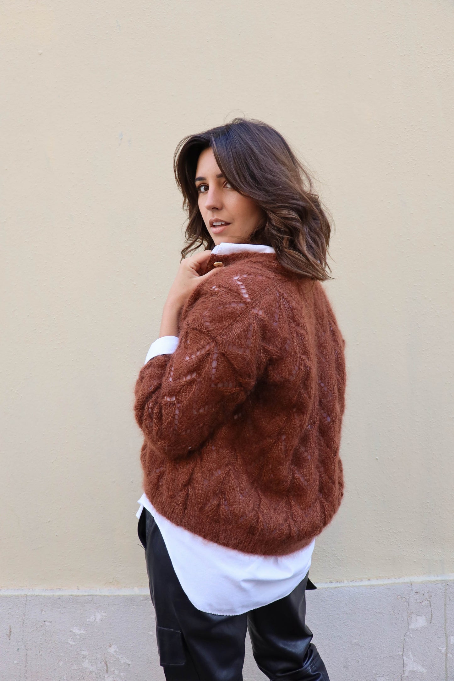 Gilet Claudine - marron