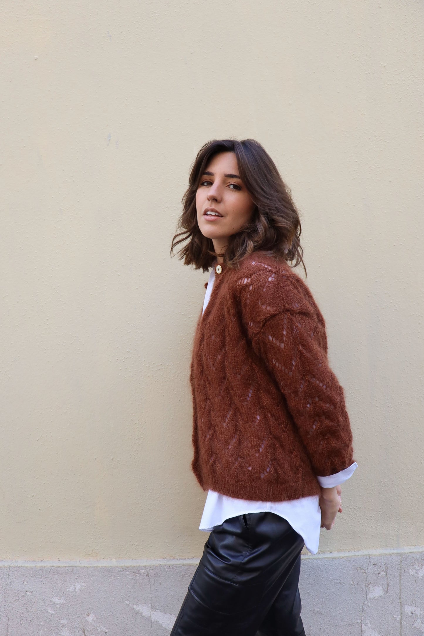 Gilet Claudine - marron