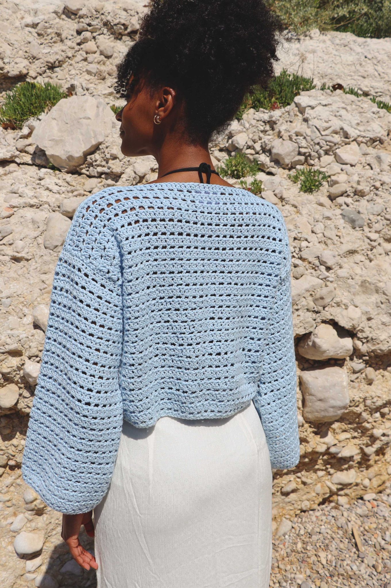 Pull Brigitte bleu stock