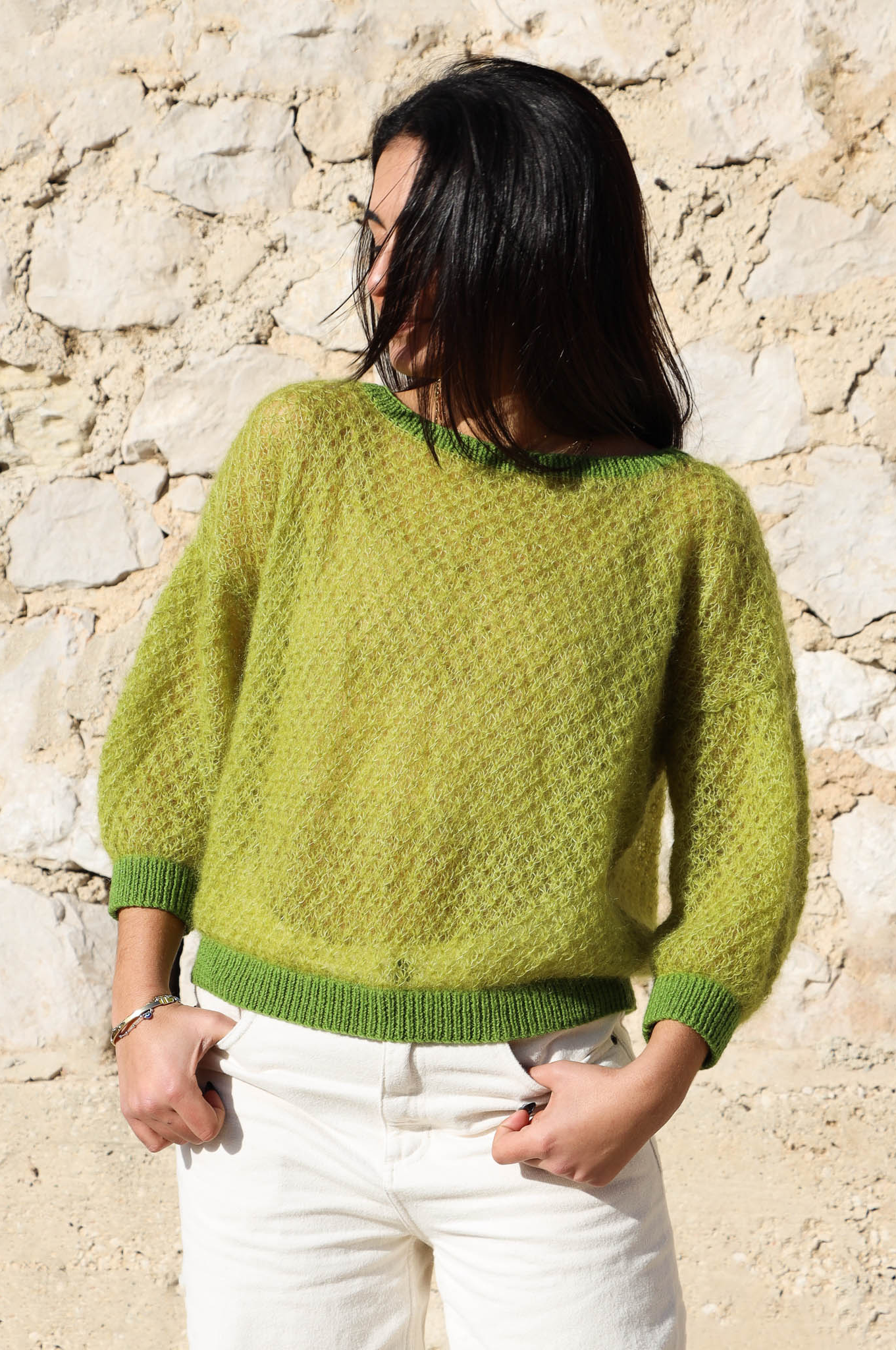 Pull Odette vert