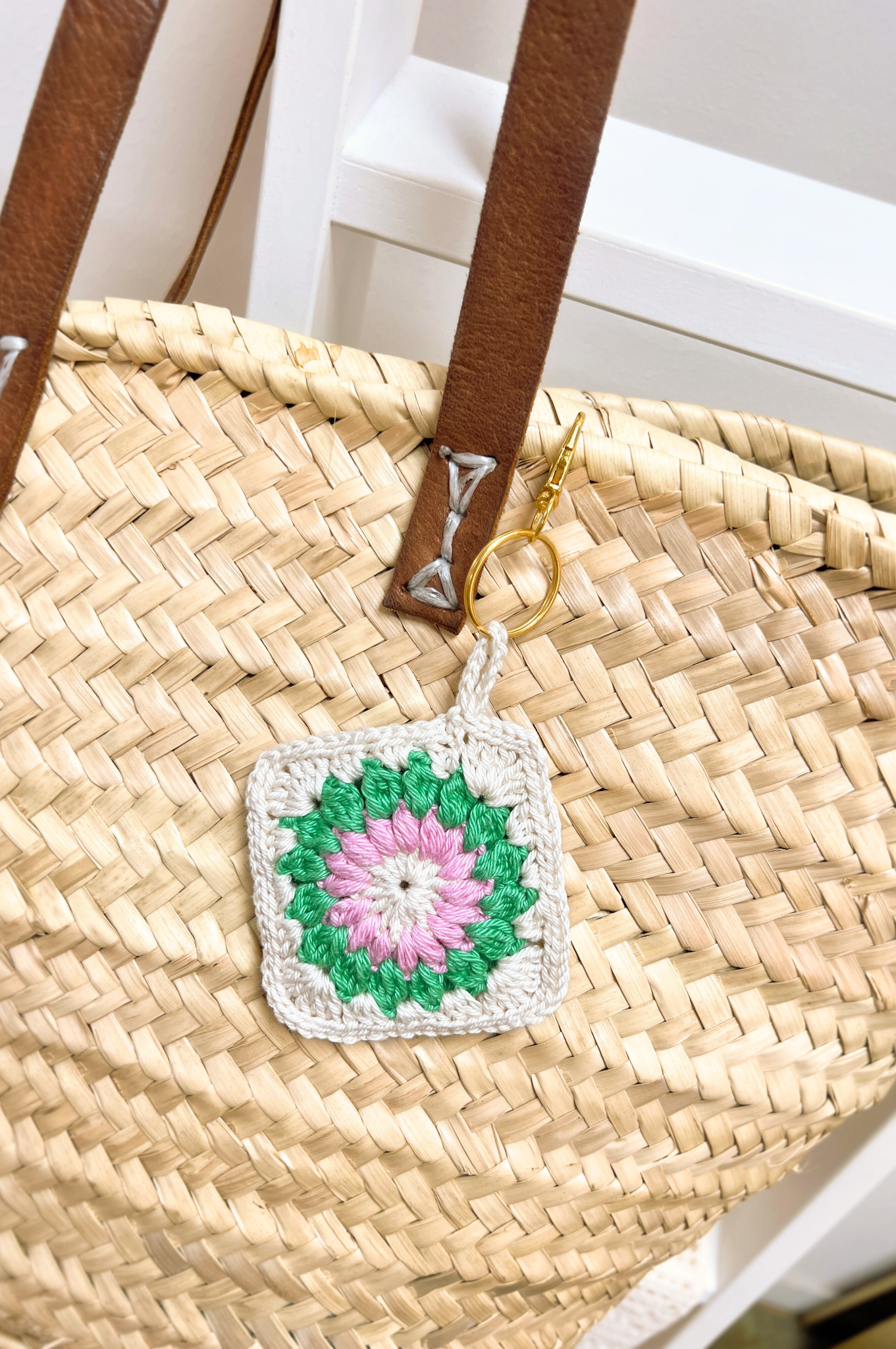 Granny Square écru - Bag Charms