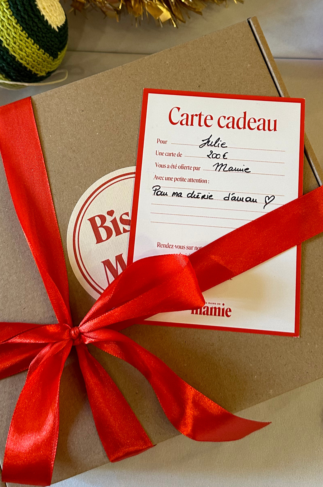 E-Carte Cadeau