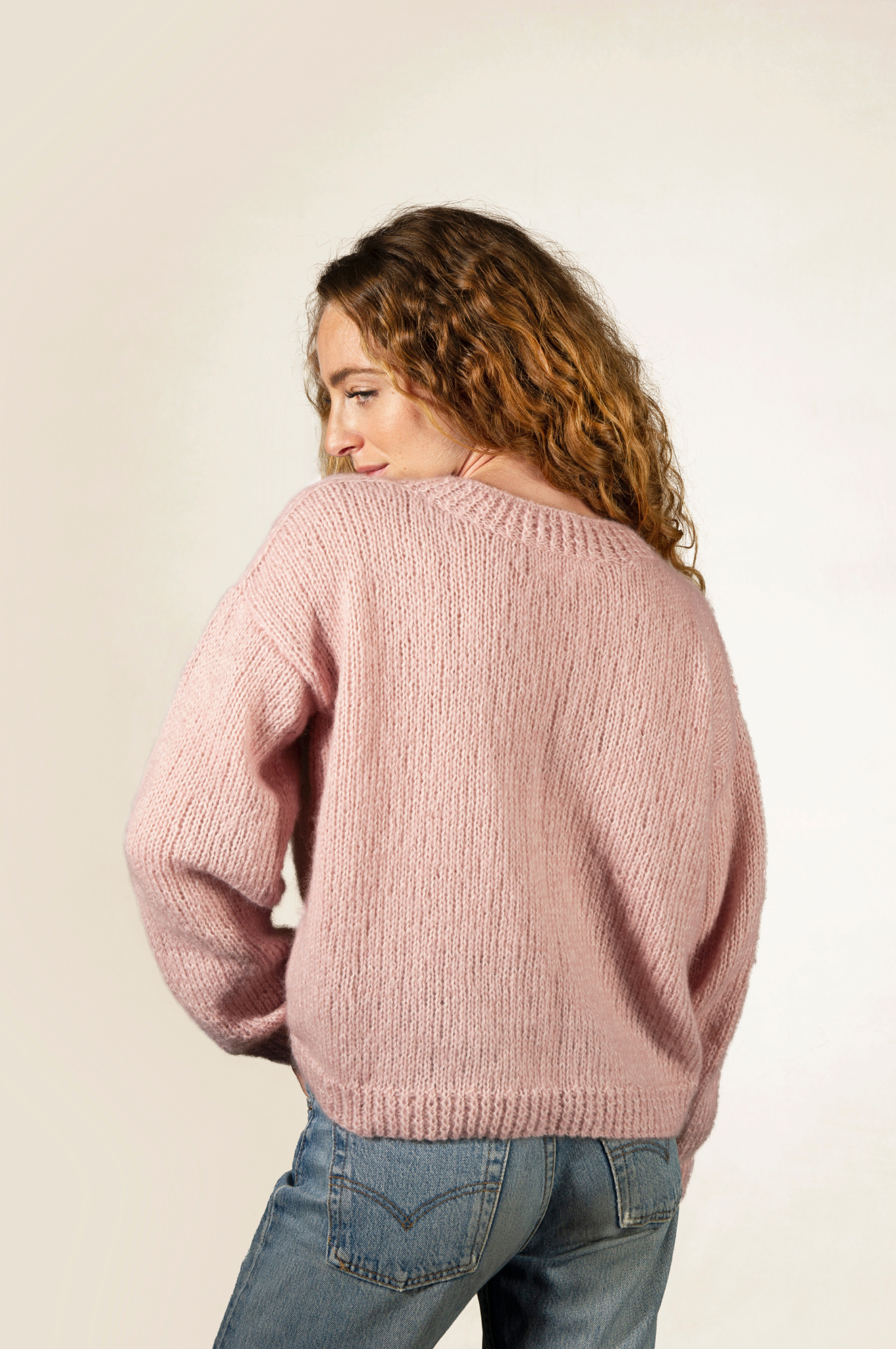 Gilet Violette rose