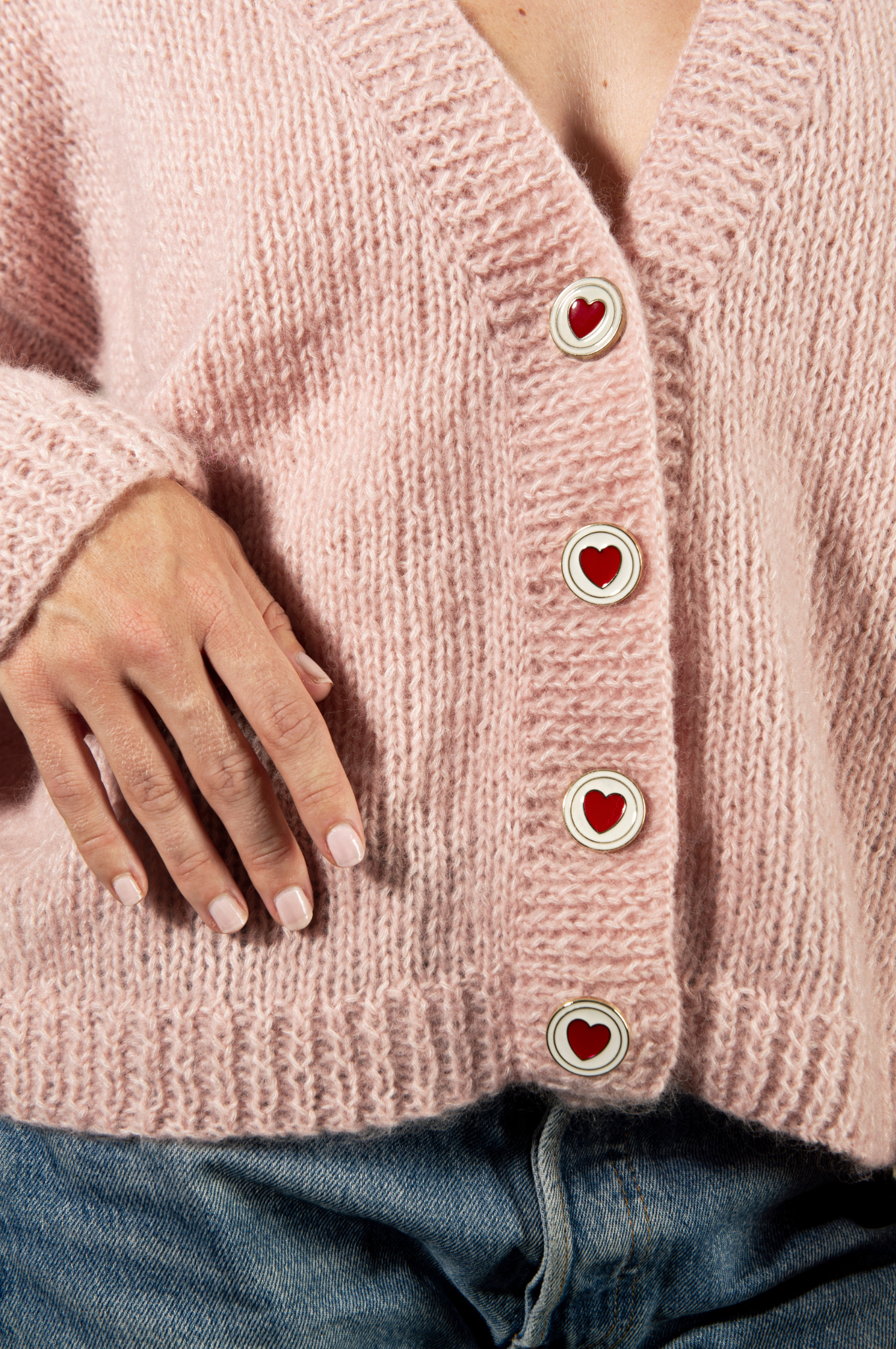 Gilet Violette rose