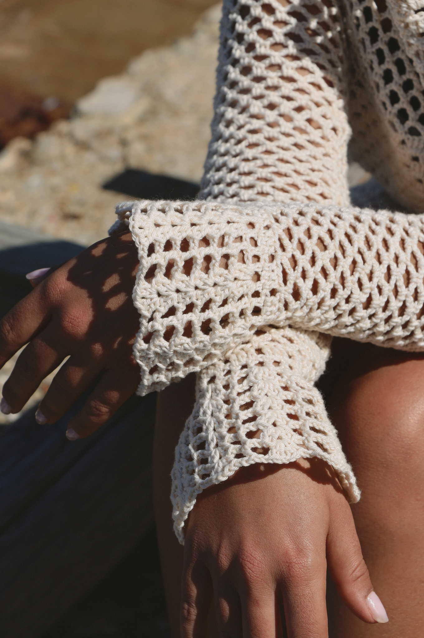 Robe Gisèle écru stock