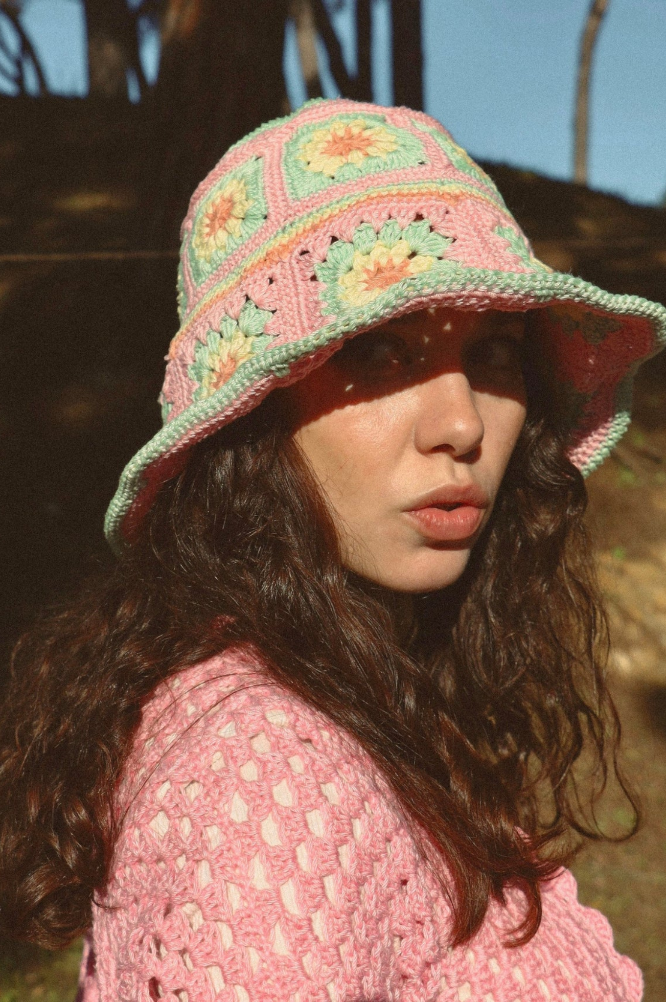 Chapeau Georgette rose