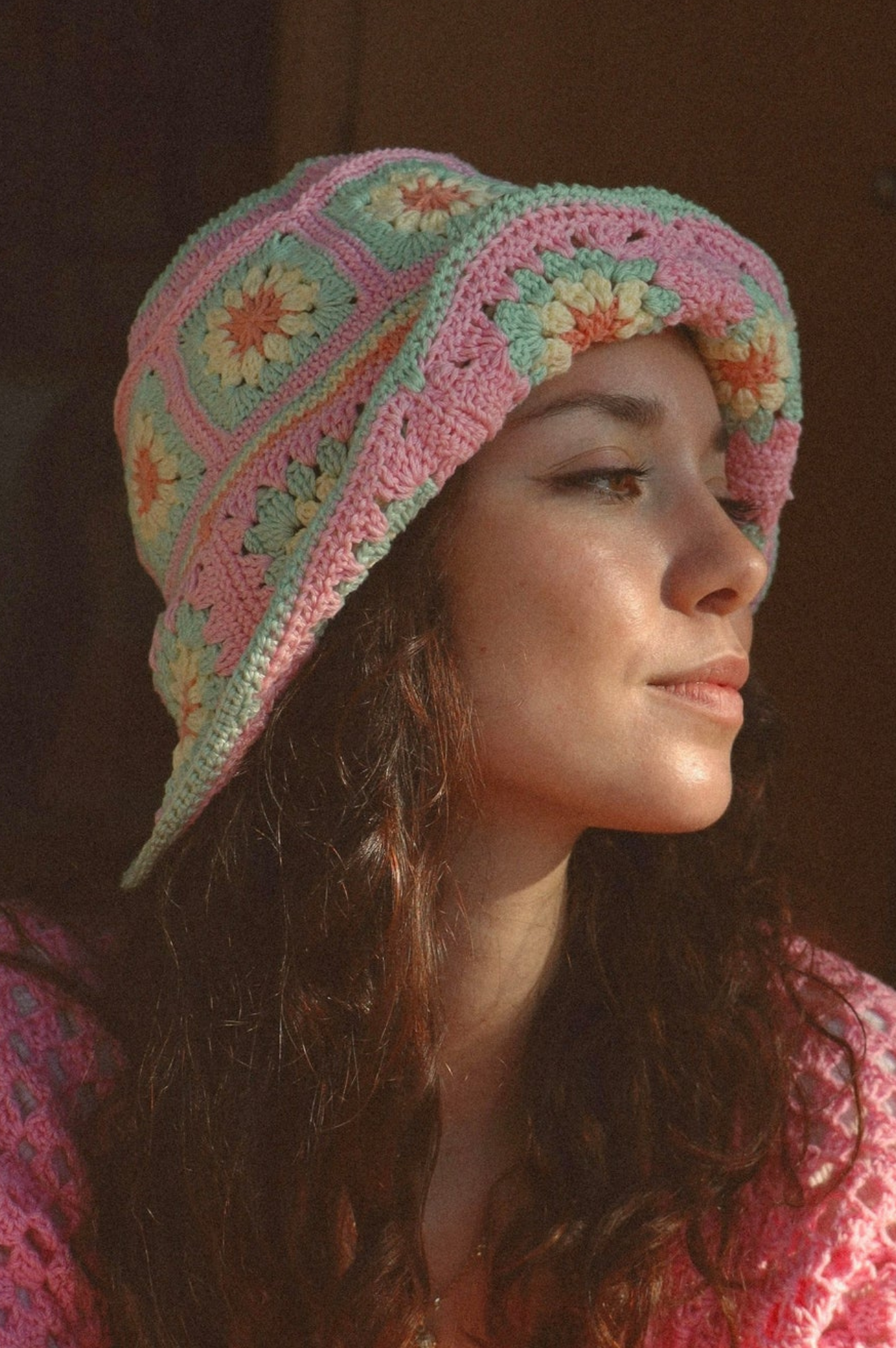 Chapeau Georgette rose