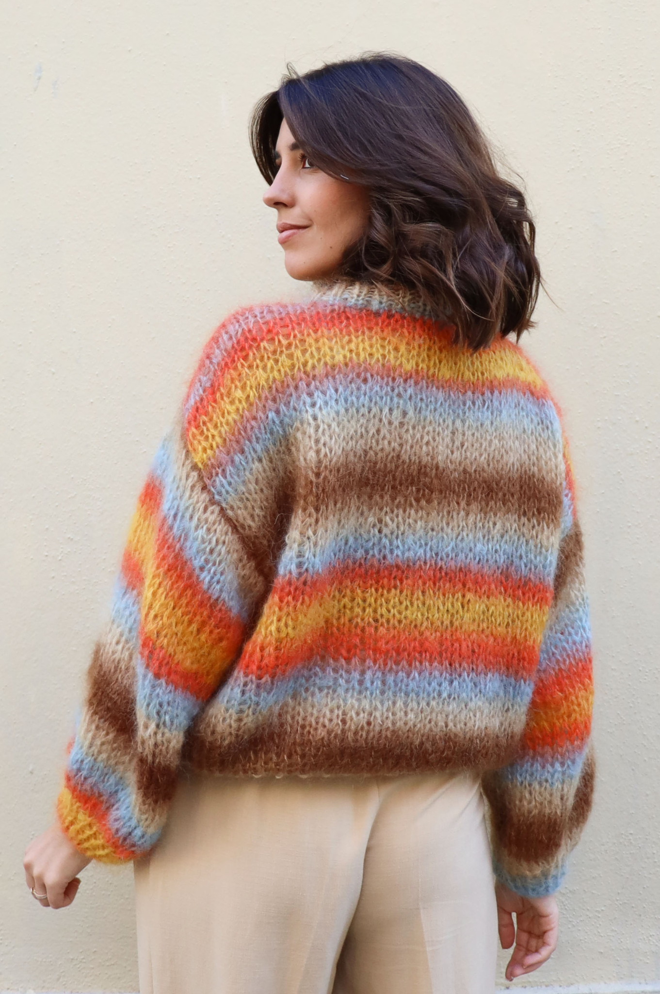 Pull Monique marron