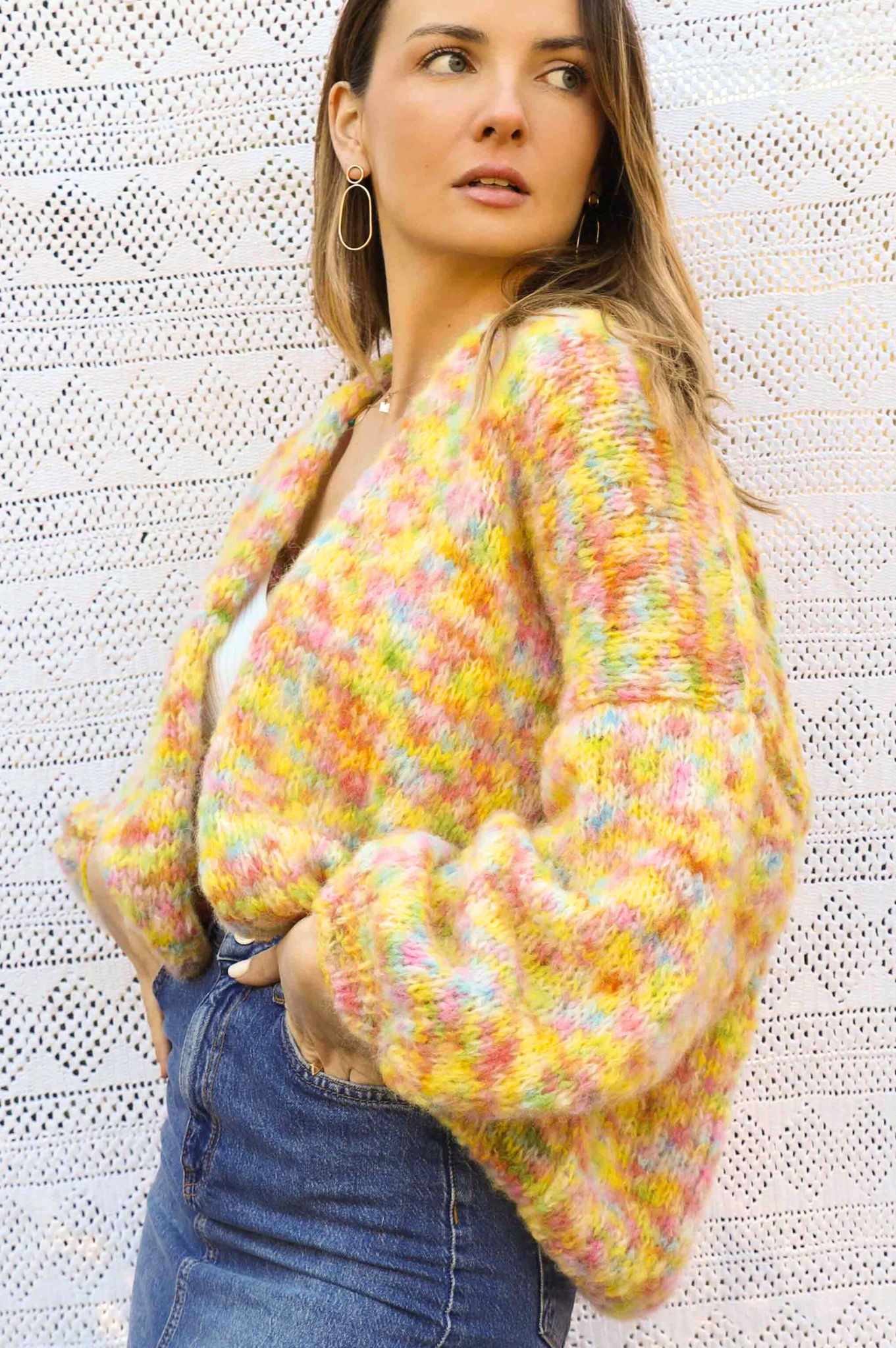 Gilet Anetta jaune