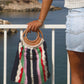Sac crochet Paulette - bleu
