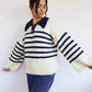 Pull Francine - marinière bleue