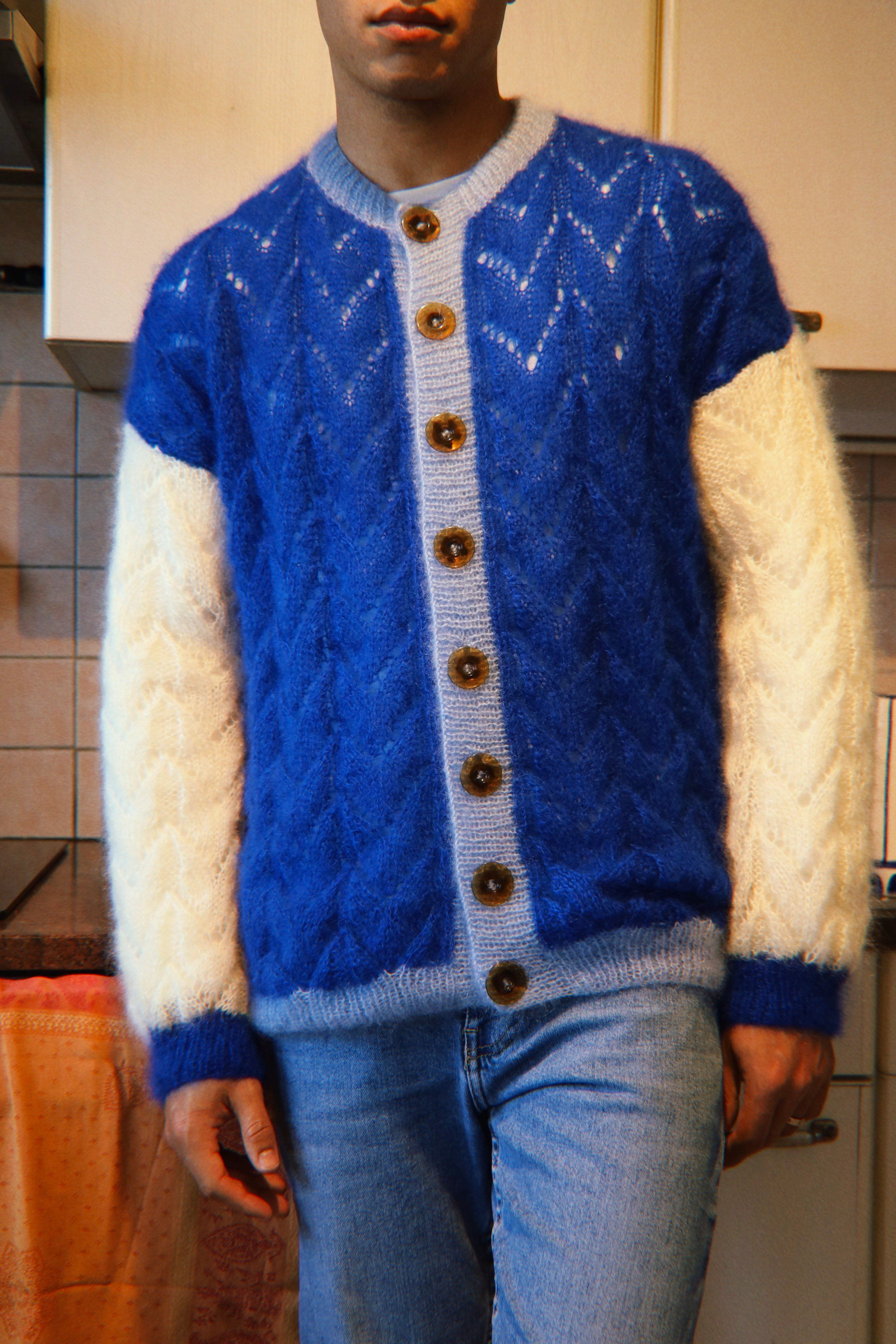 Cardigan Claude bleu